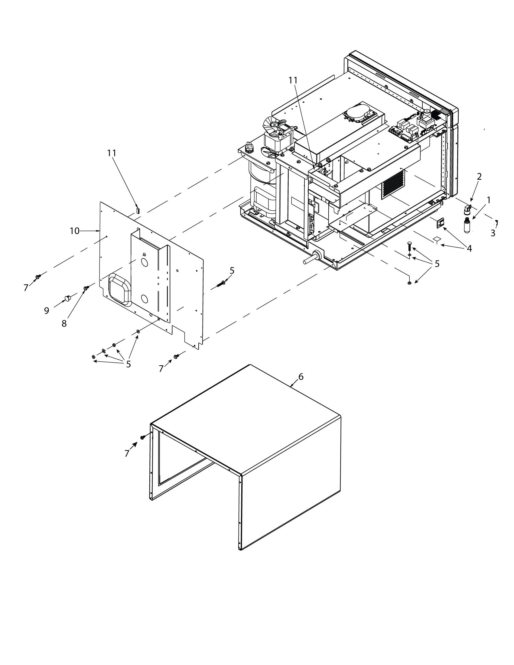 WRAPPER / REAR COVER / LAMP