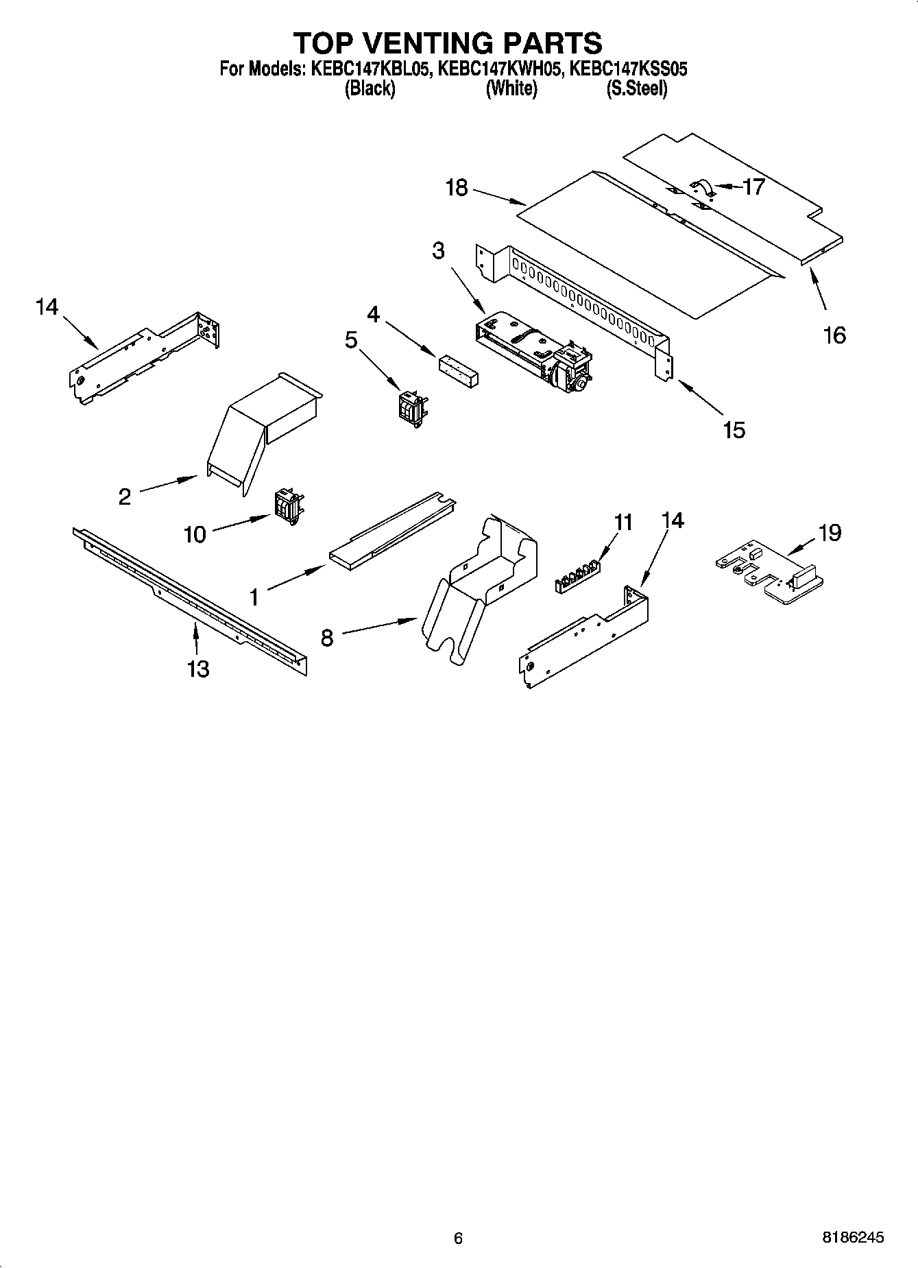 05 - TOP VENTING PARTS, OPTIONAL PARTS
