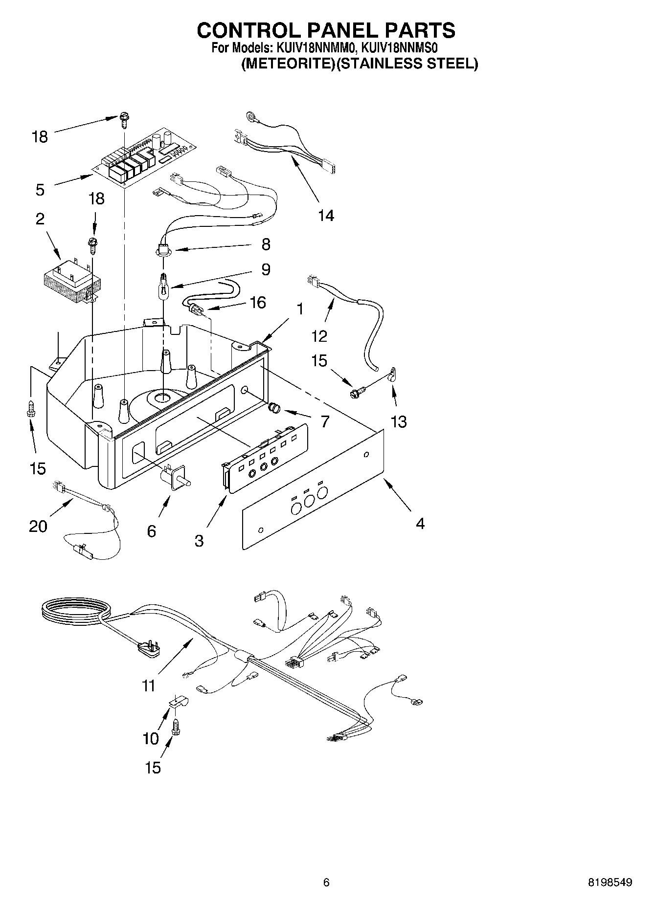 04 - CONTROL PANEL PARTS