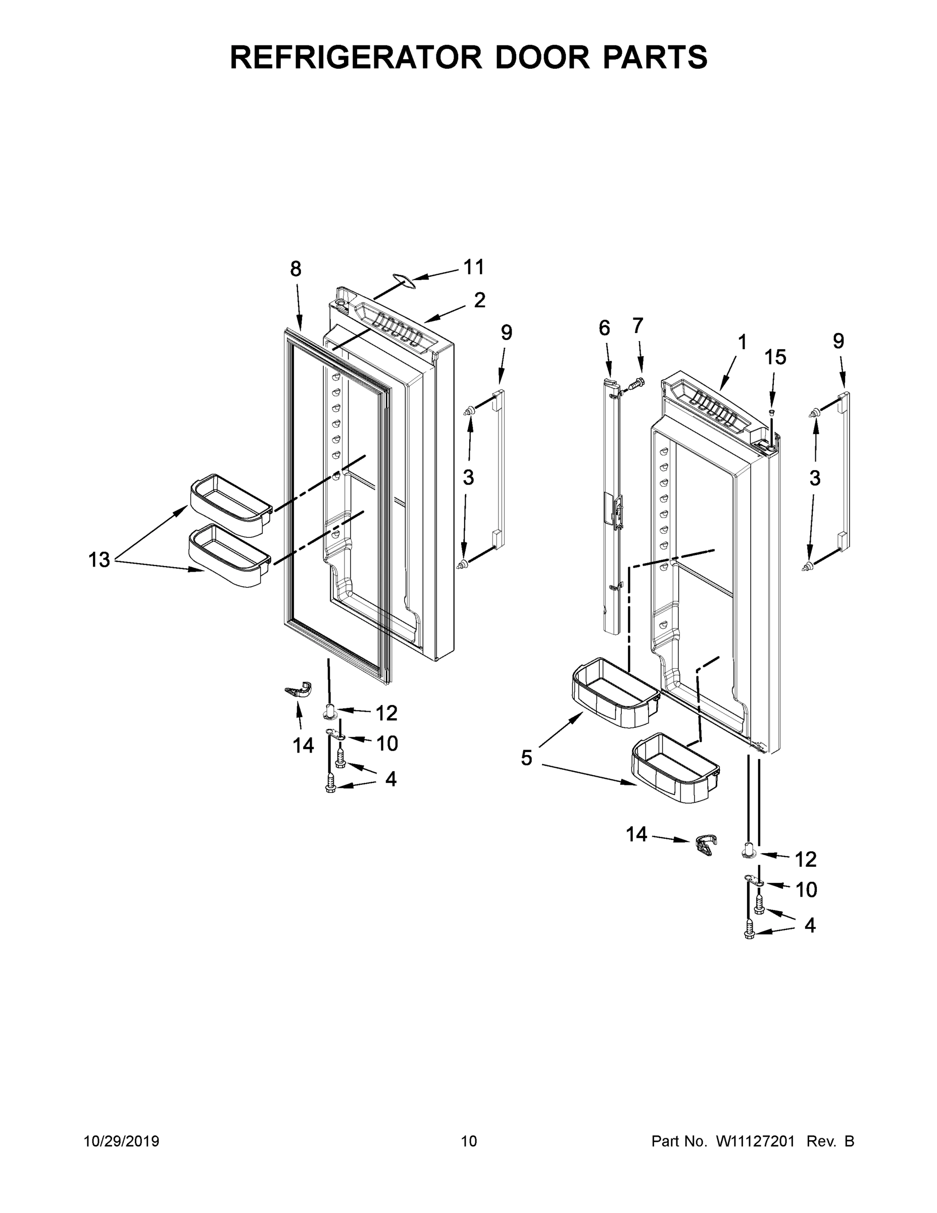 06 - REFRIGERATOR DOOR PARTS