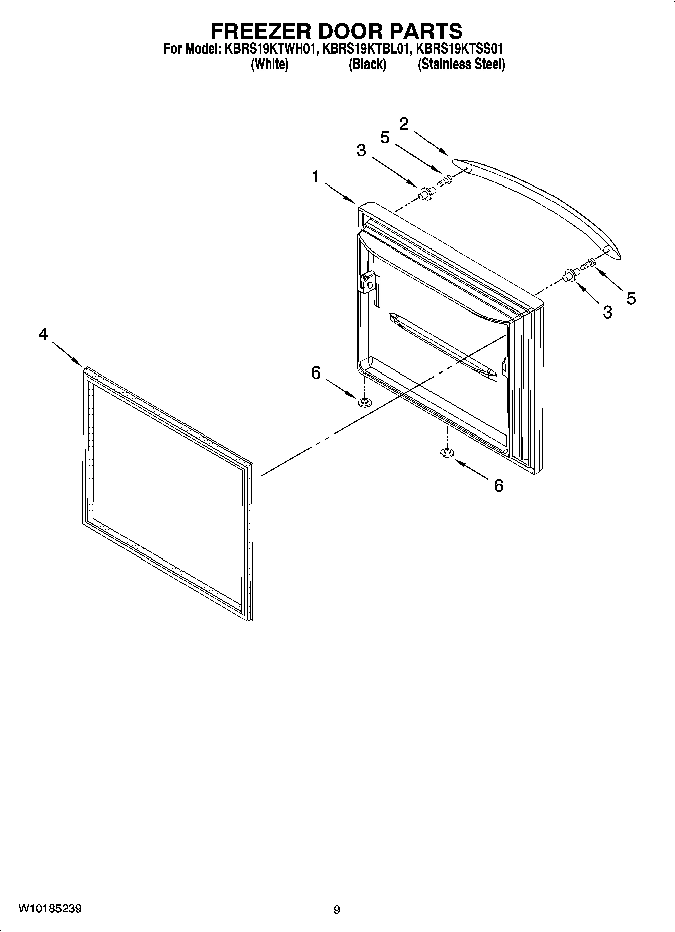 05 - FREEZER DOOR PARTS