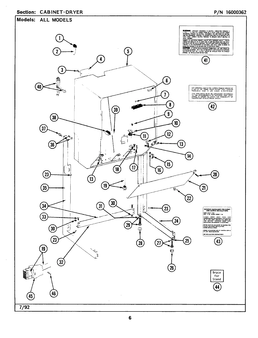06 - CABINET-DRYER (LSE7800ACE,ADE,AEE)