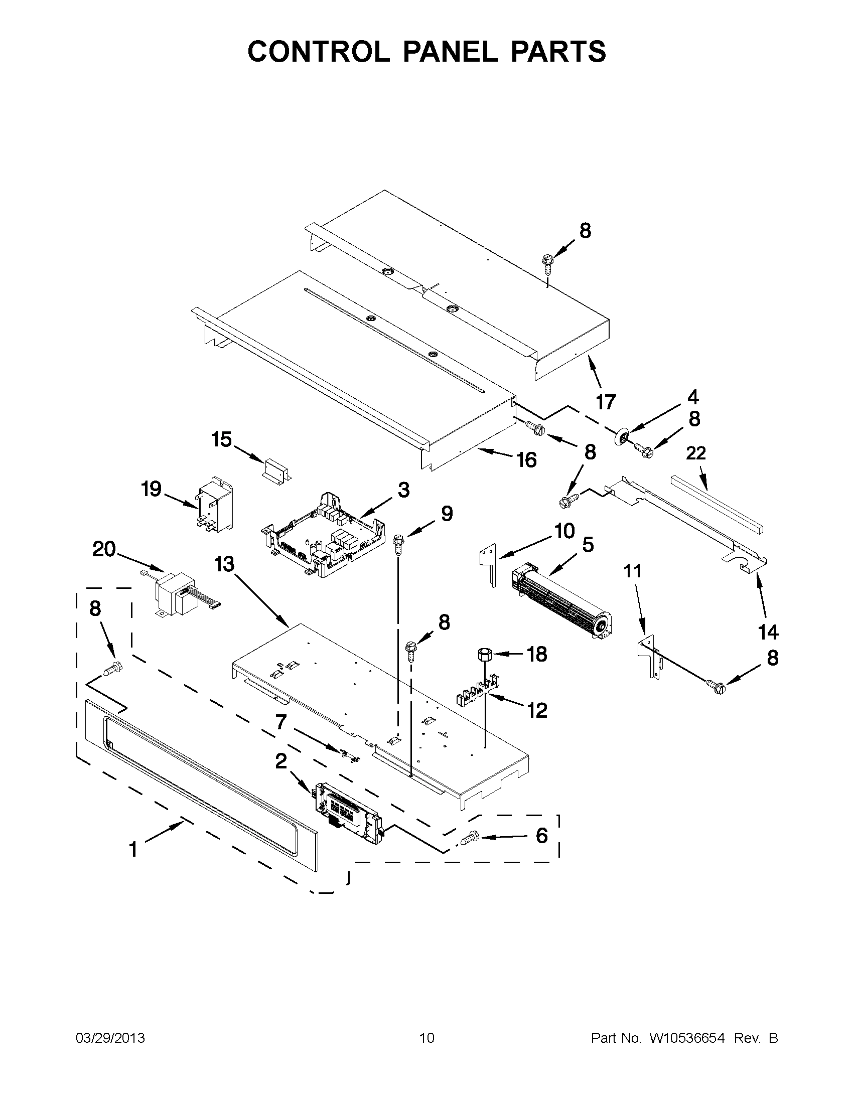 05 - CONTROL PANEL PARTS