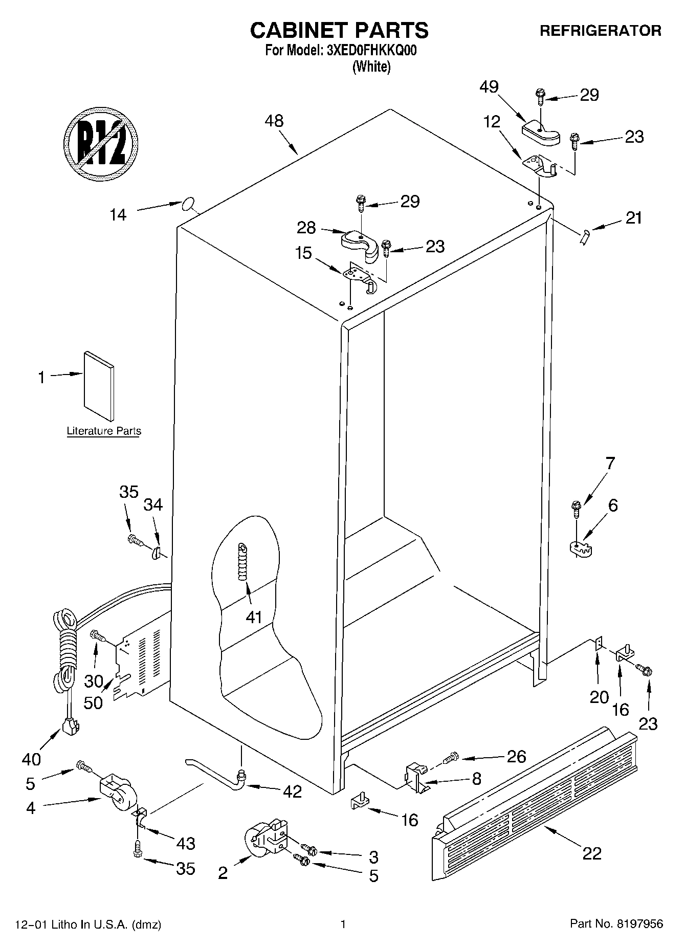 01 - CABINET, LITERATURE