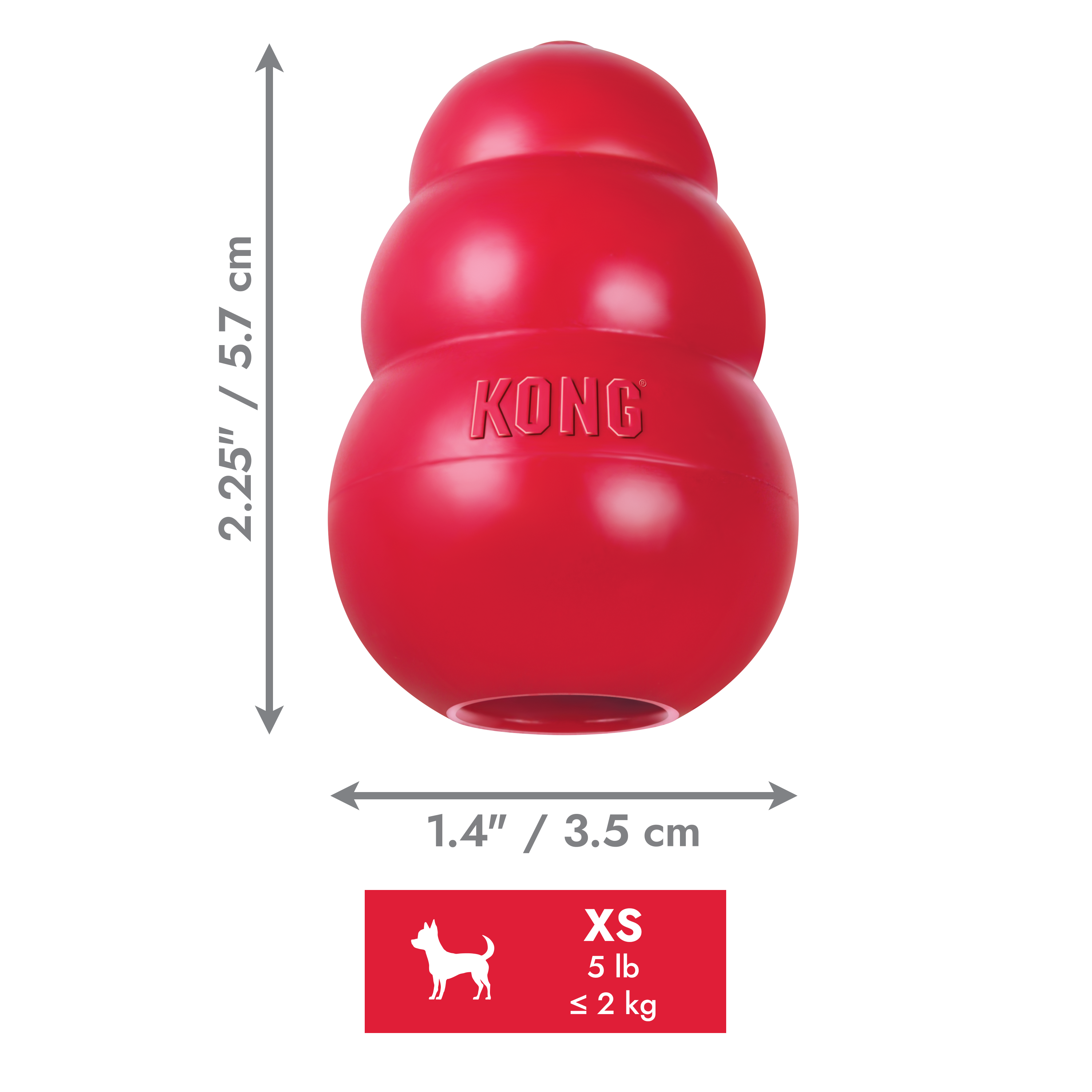 KONG Classic dimoffpack product image