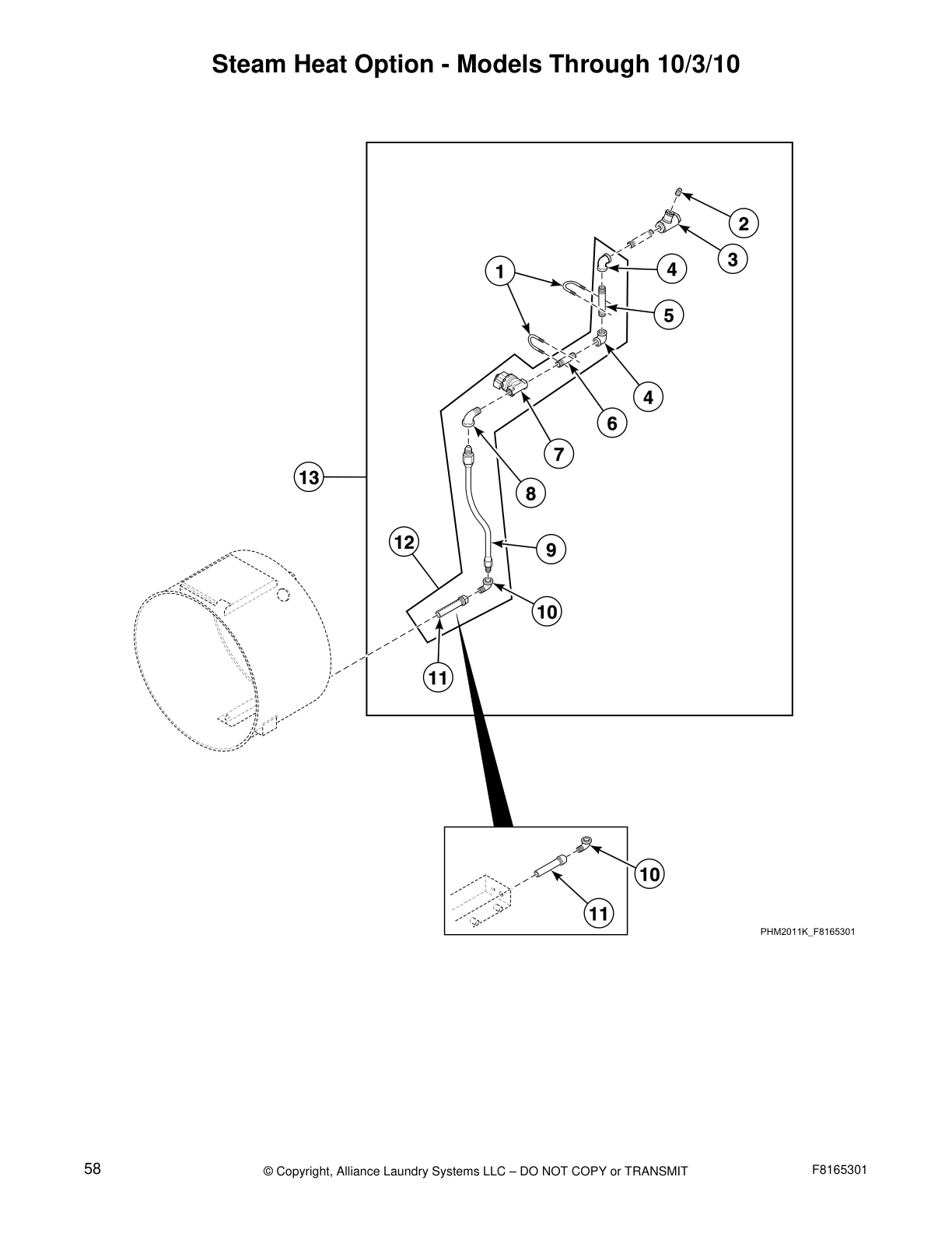 Steam Heat Option - Models Through 10/3/10