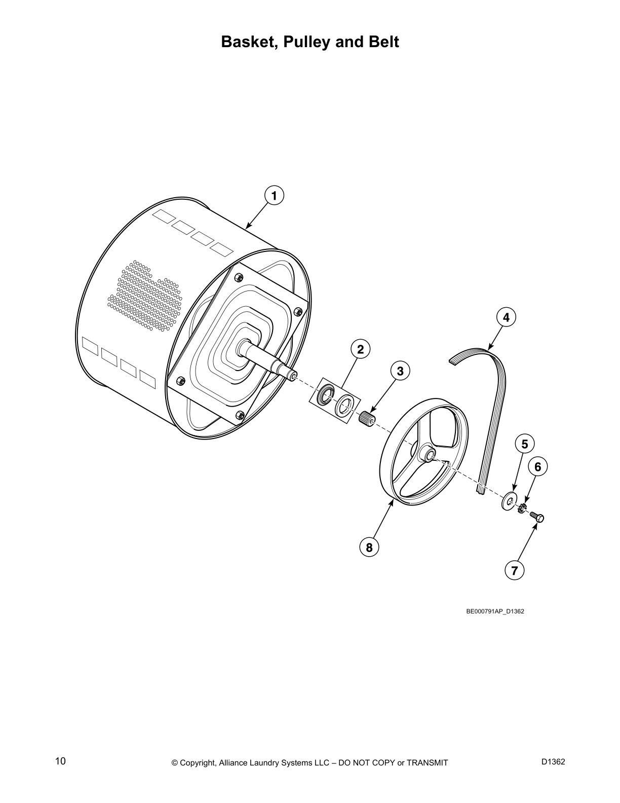 Basket, Pulley and Belt