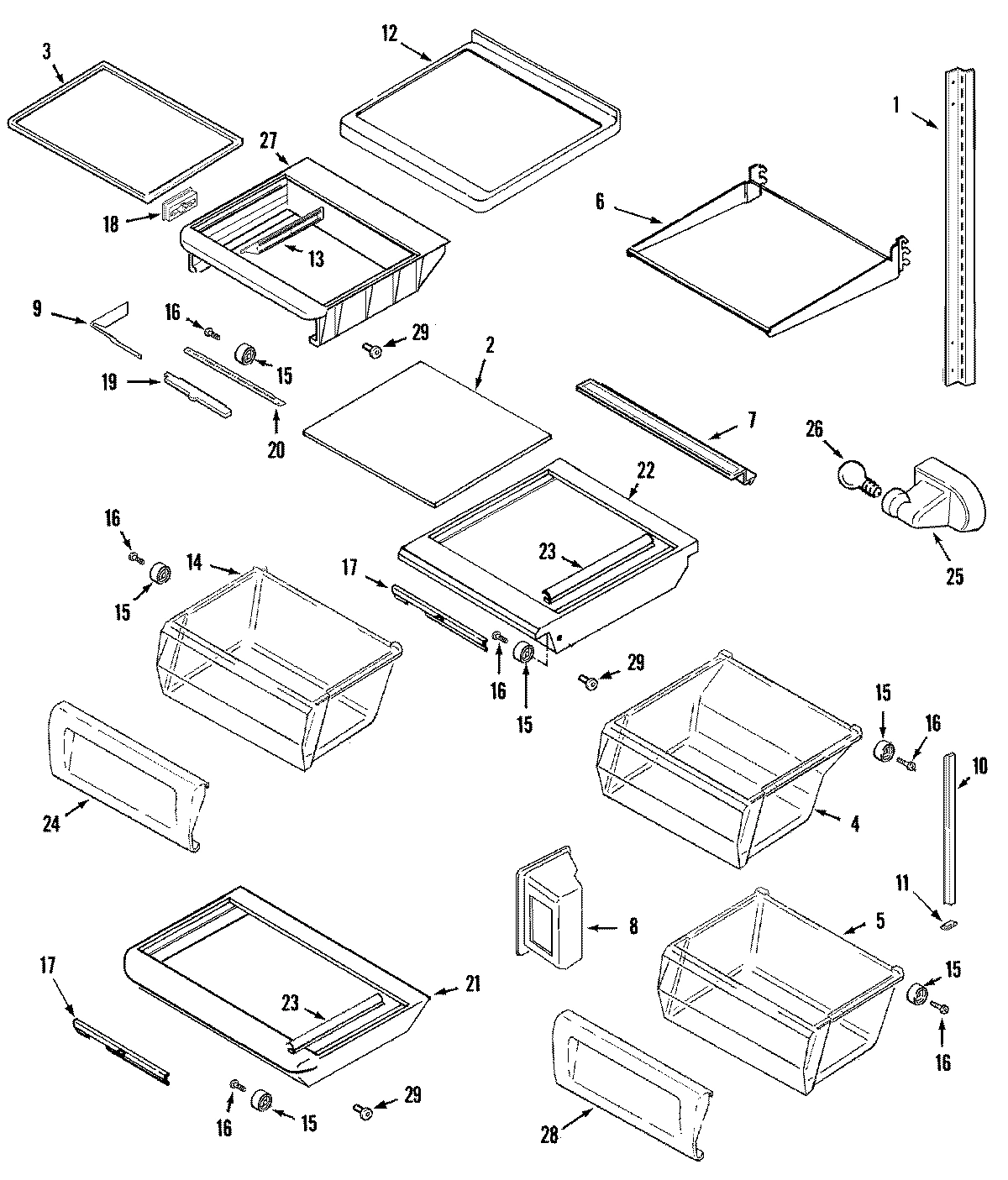 11 - SHELVES & ACCESSORIES