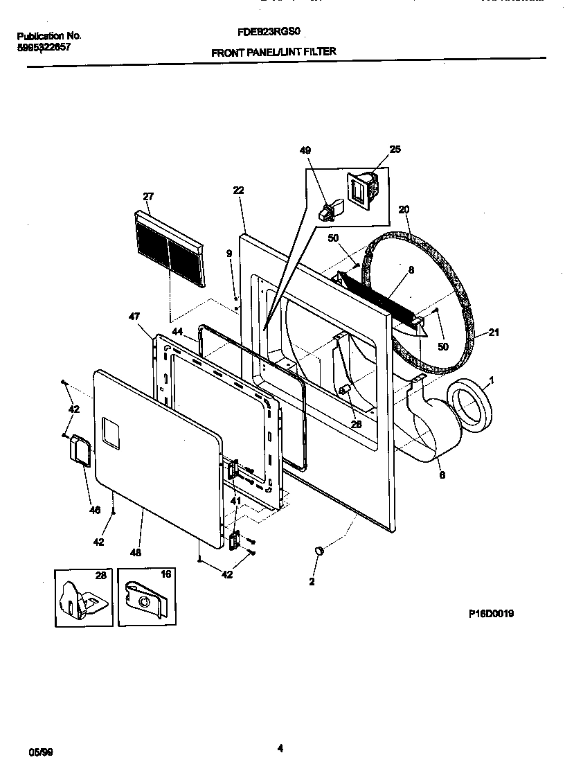 03 - P16D0019 FRNT PNL,DOOR