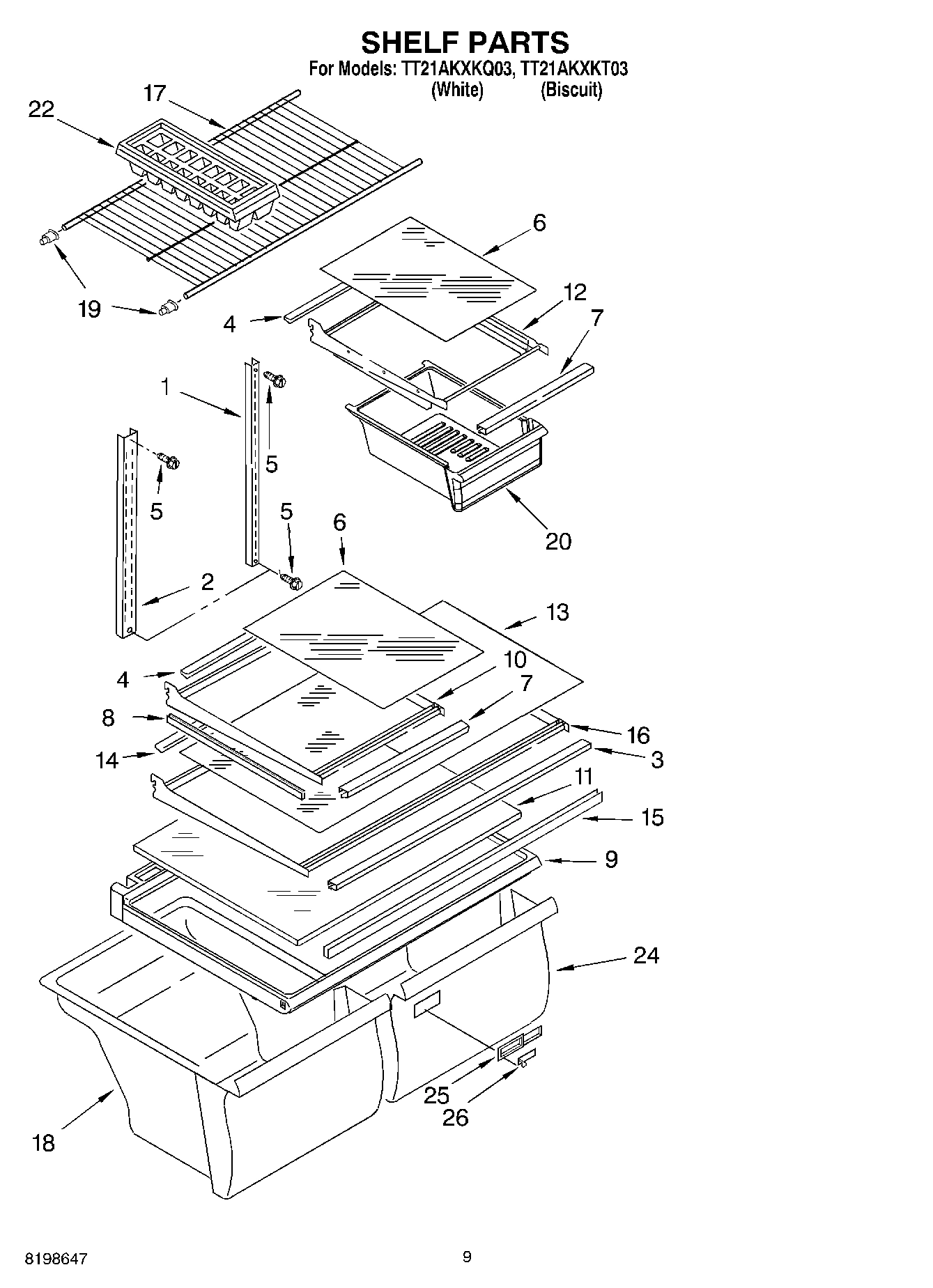 05 - SHELF PARTS - OPTIONAL PARTS