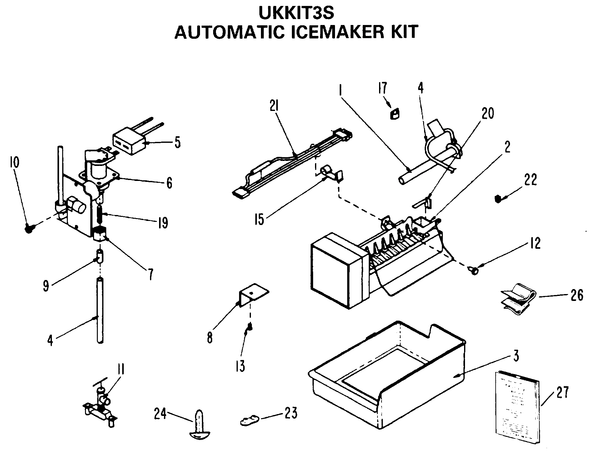 AUTOMATIC ICEMAKER KIT