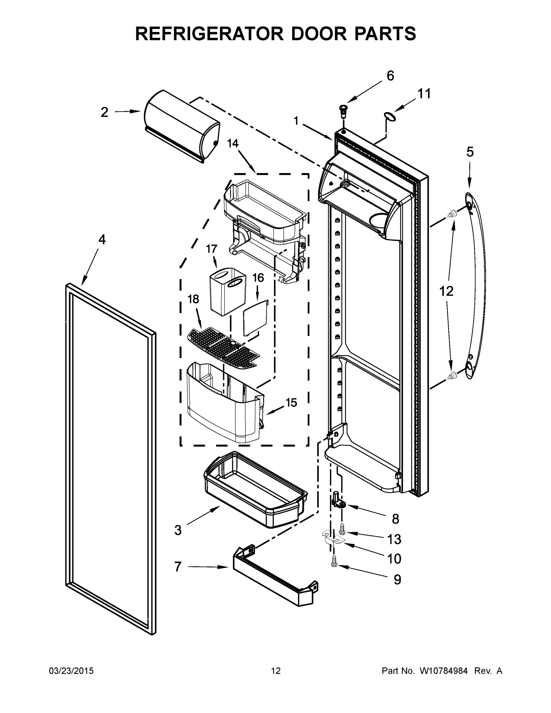 07 - REFRIGERATOR DOOR PARTS