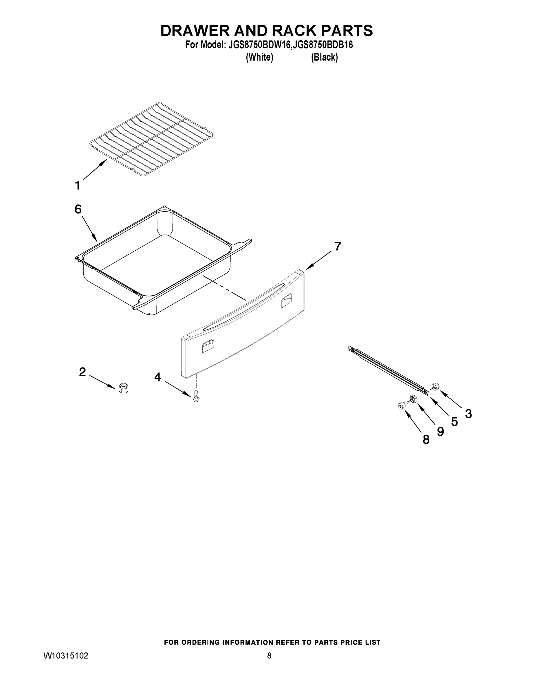 05 - DRAWER AND RACK PARTS