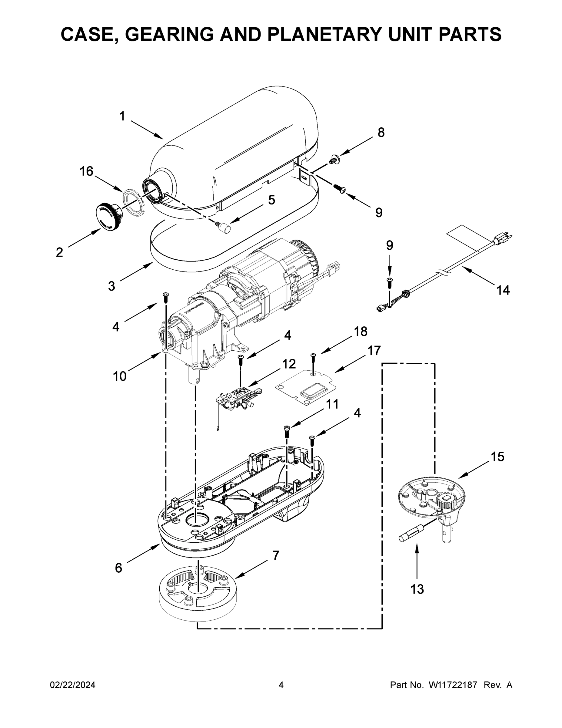 03 - CASE, GEARING AND PLANETARY UNIT PARTS