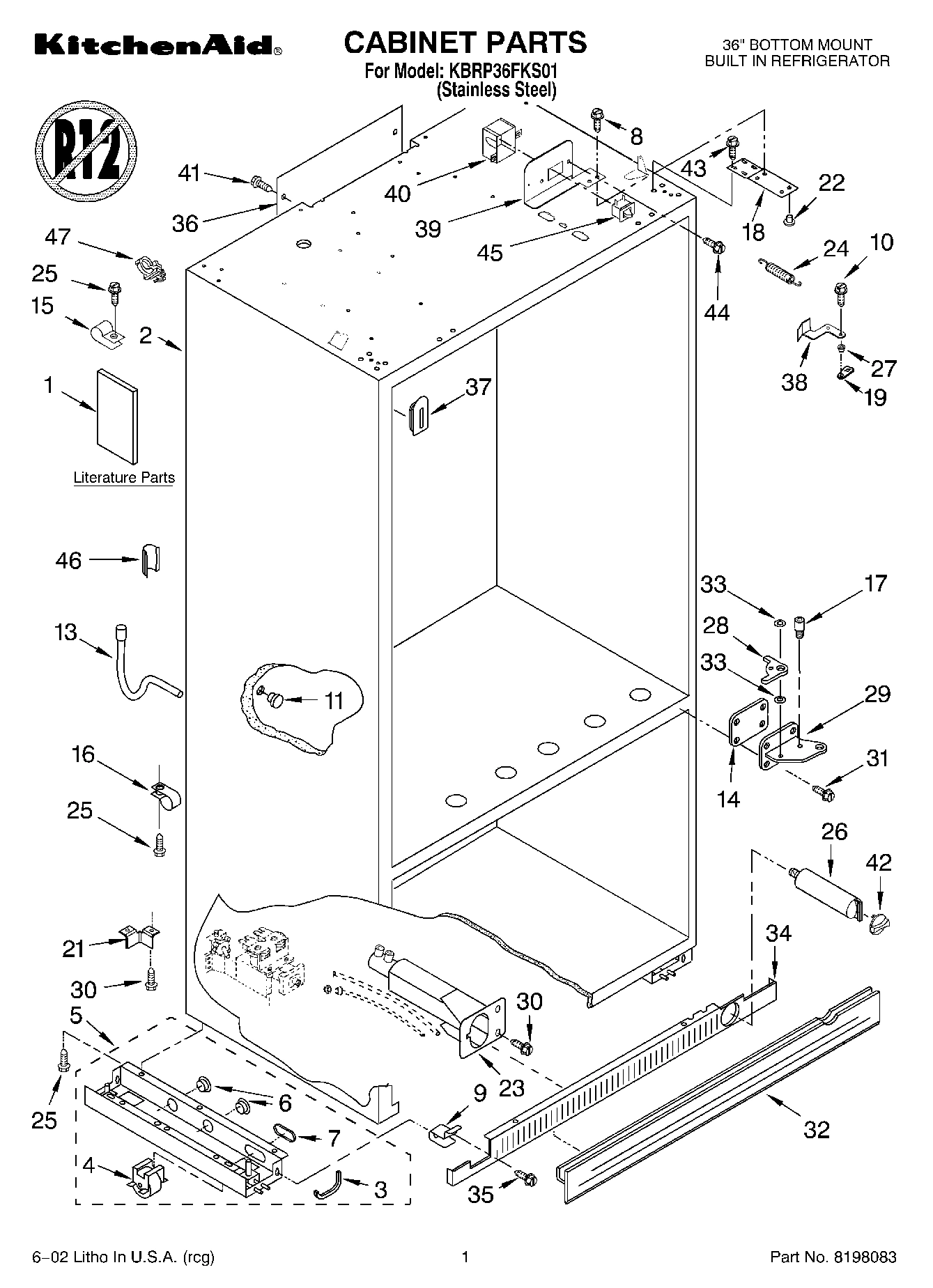 01 - CABINET, LITERATURE