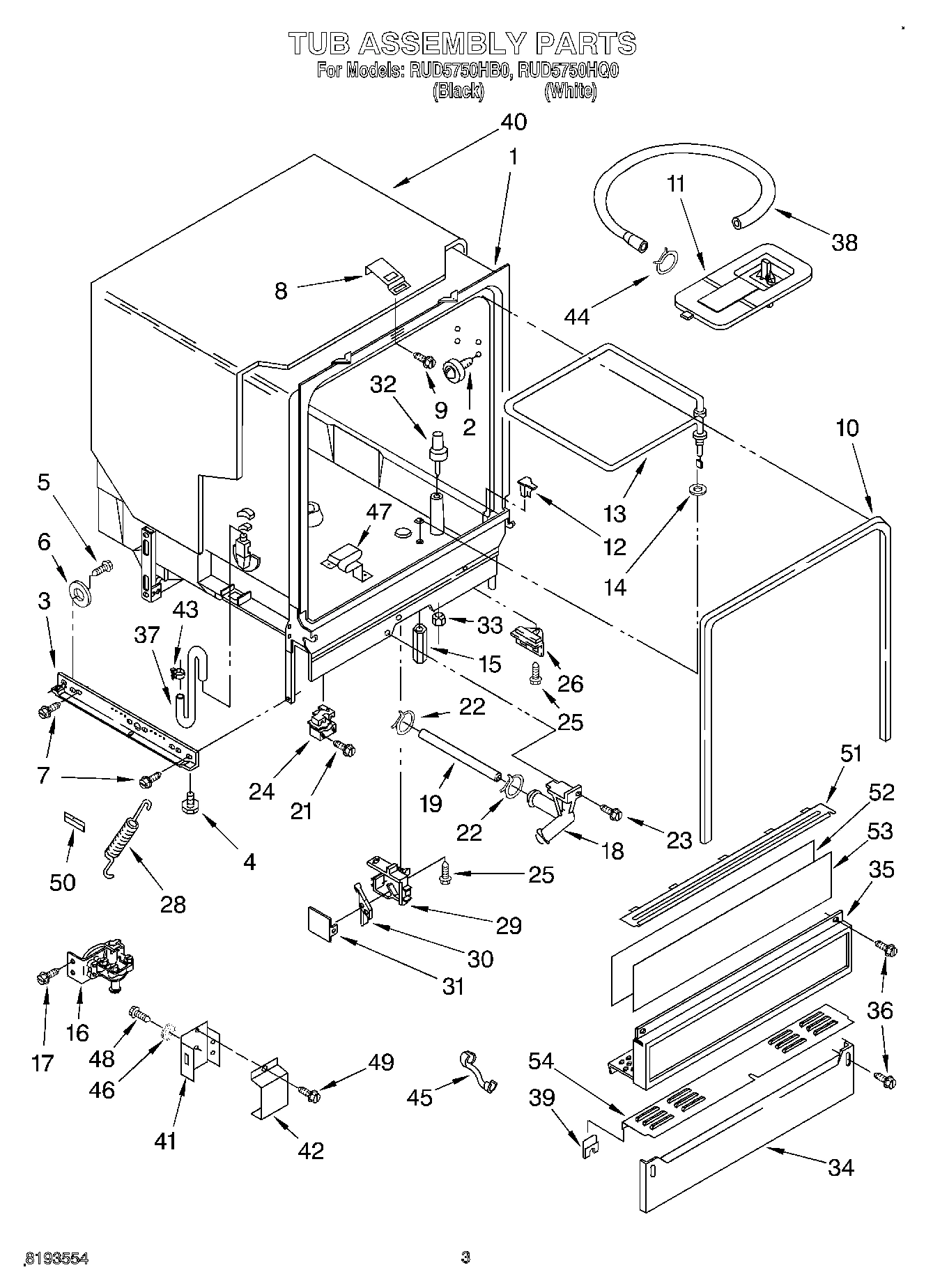 03 - TUB ASSEMBLY