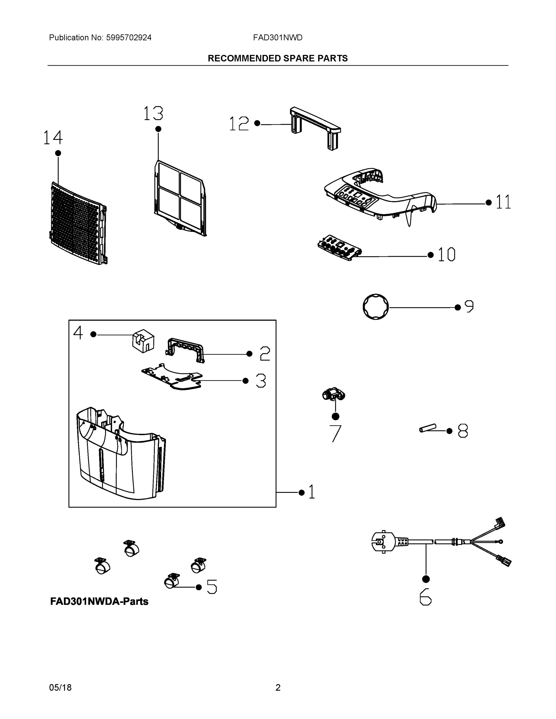 02 - RECOMMENDED SPARE PARTS