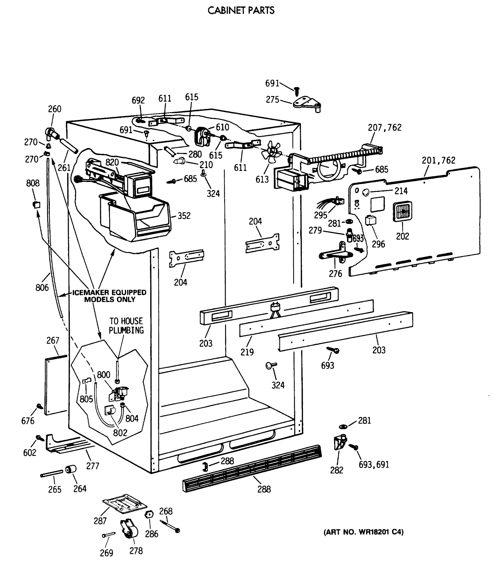 CABINET PARTS