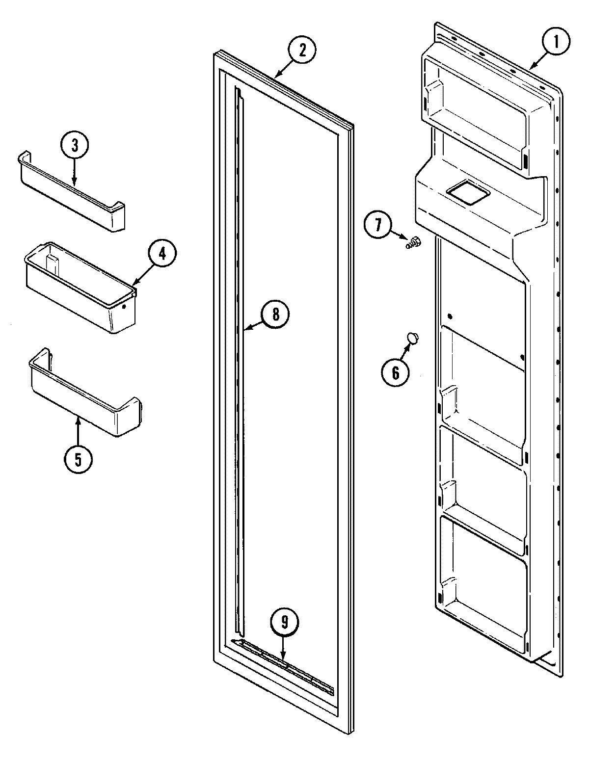 02 - FREEZER INNER DOOR