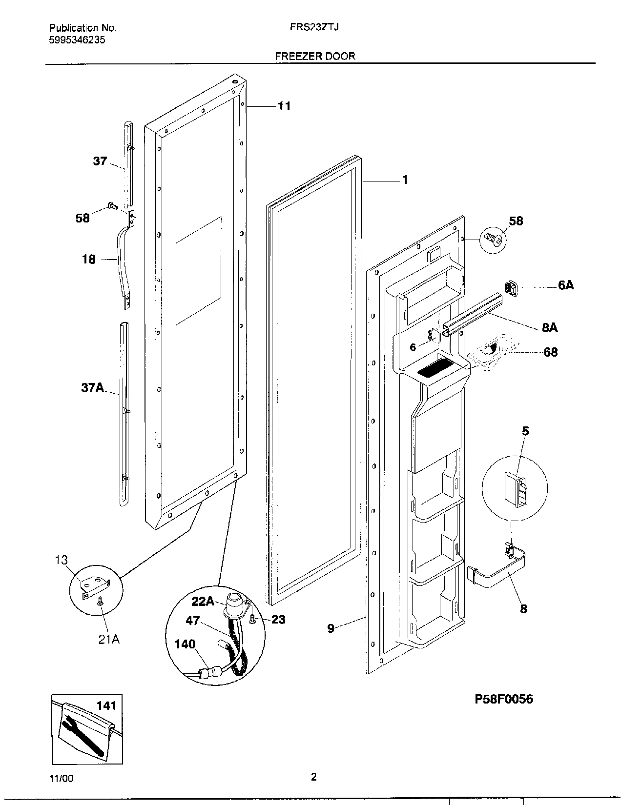02 - FREEZER DOOR
