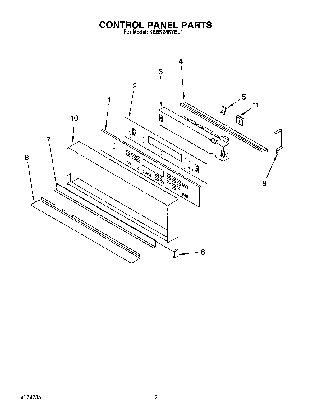 02 - CONTROL PANEL, LIT/OPTIONAL