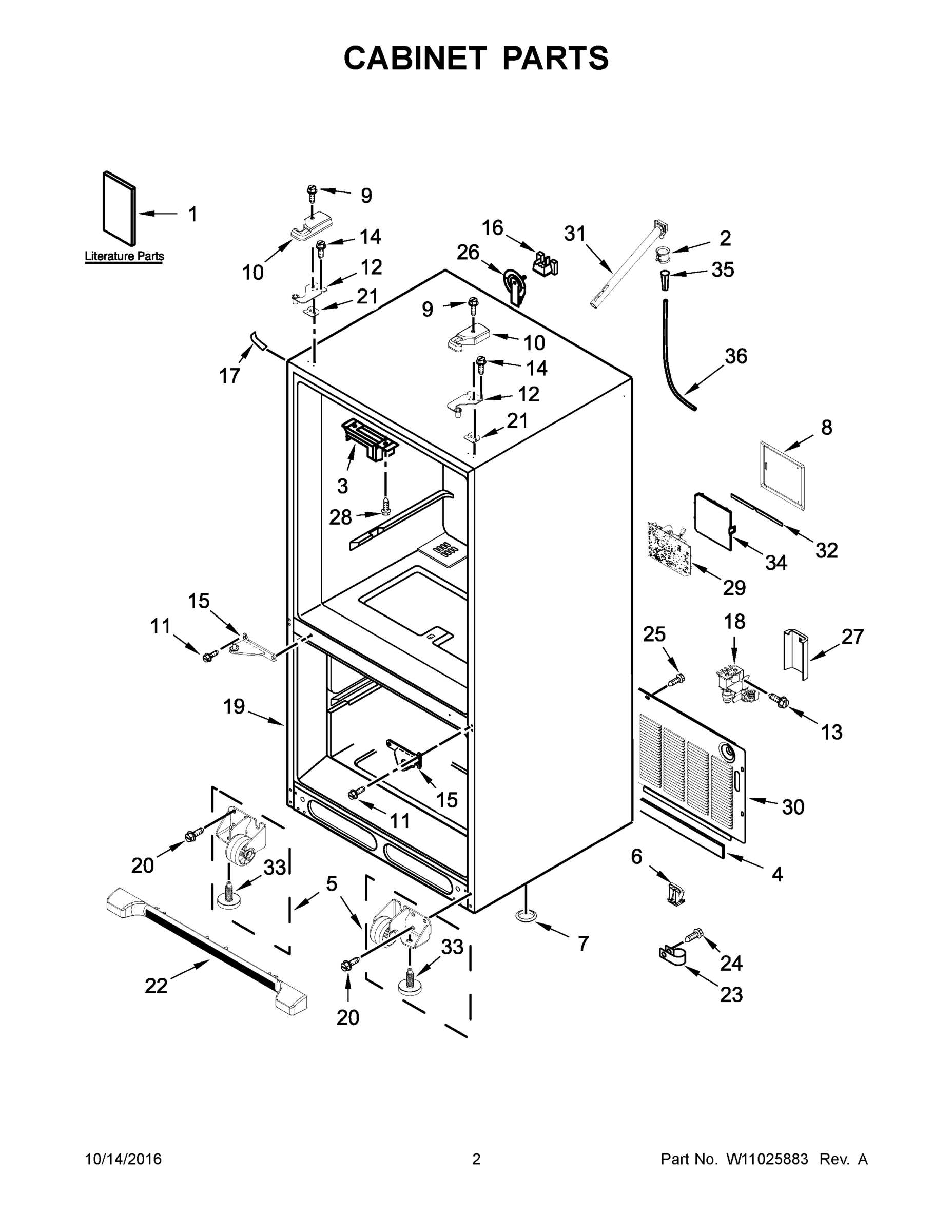 02 - CABINET PARTS