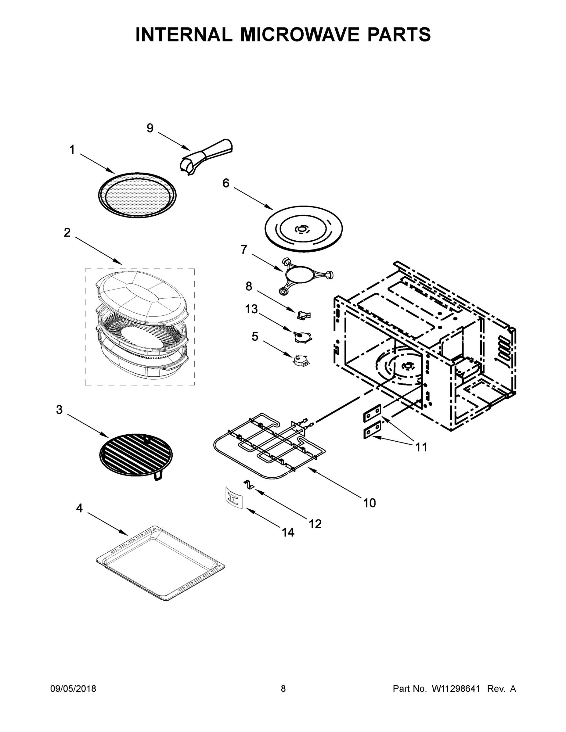 05 - INTERNAL MICROWAVE PARTS