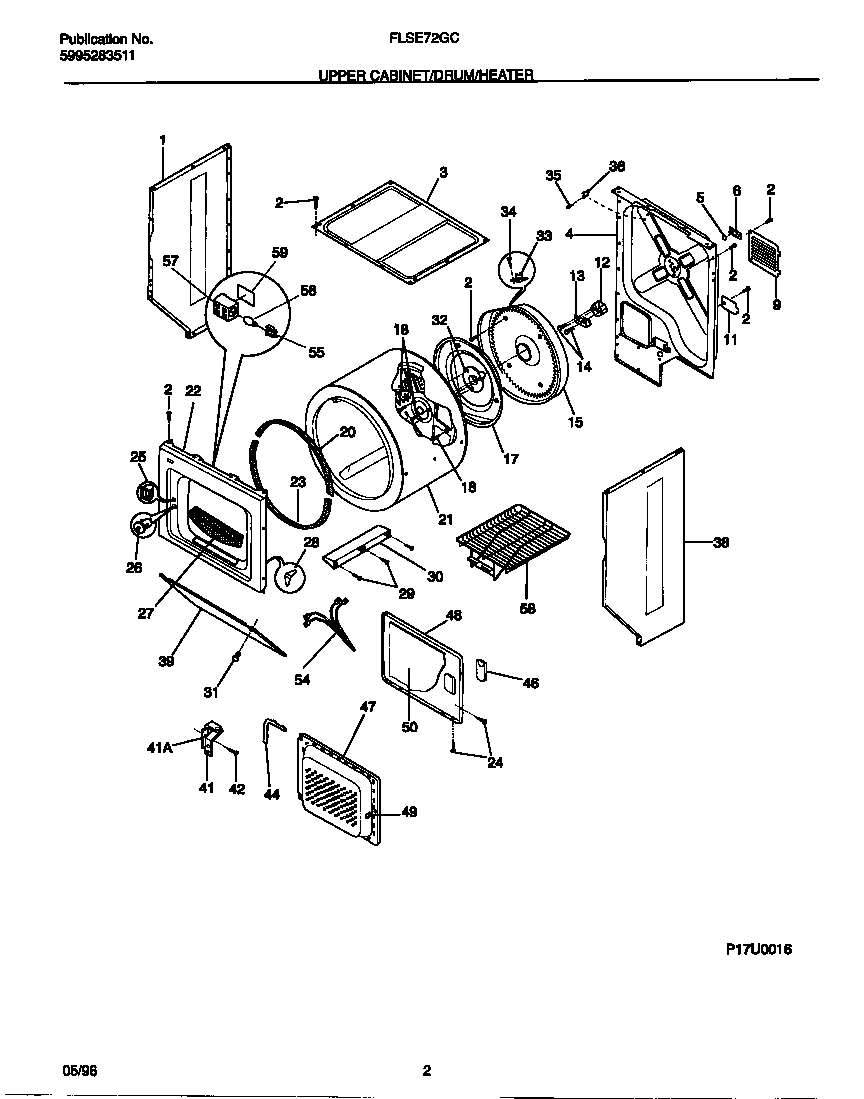 02 - UPPER CABINET/DRUM/HEATER