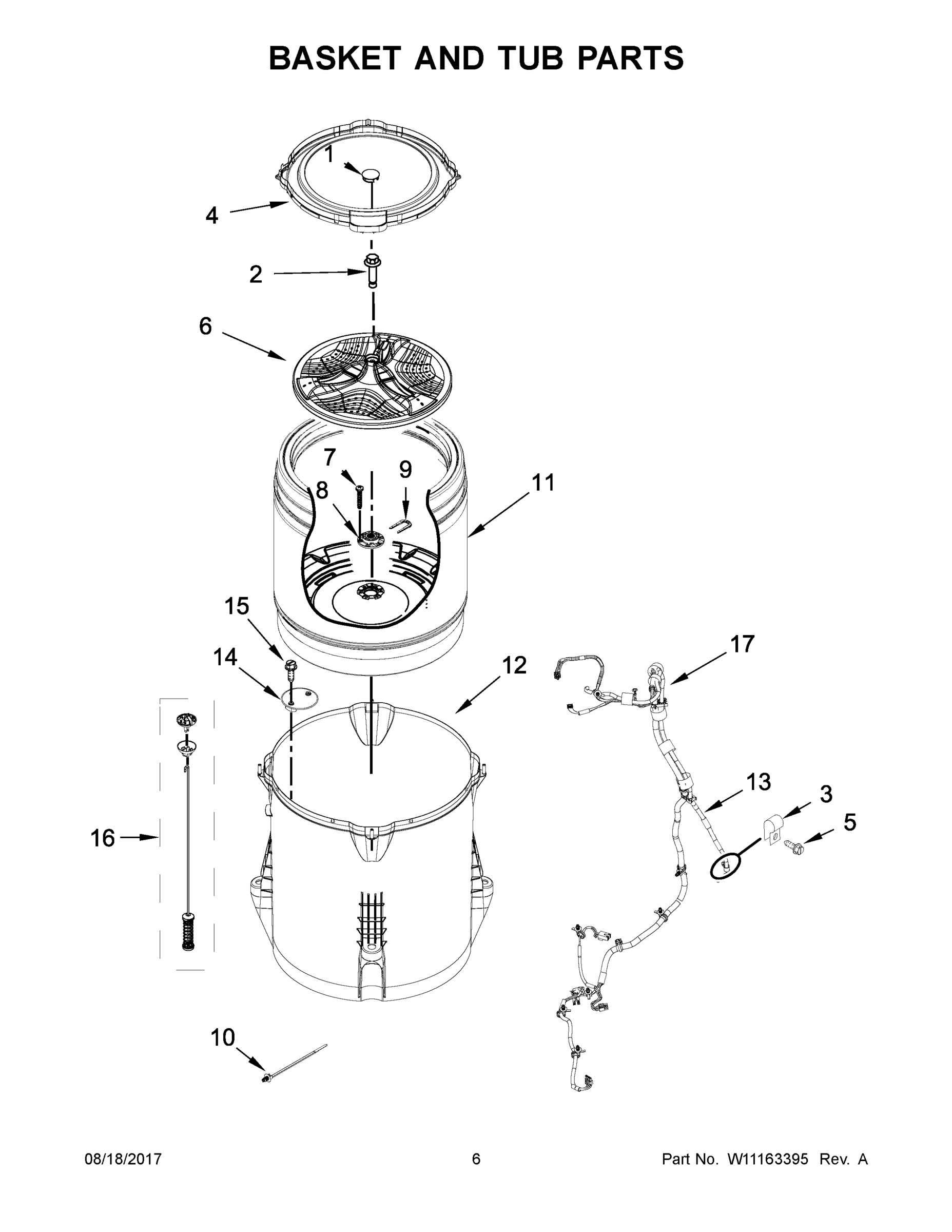 04 - BASKET AND TUB PARTS