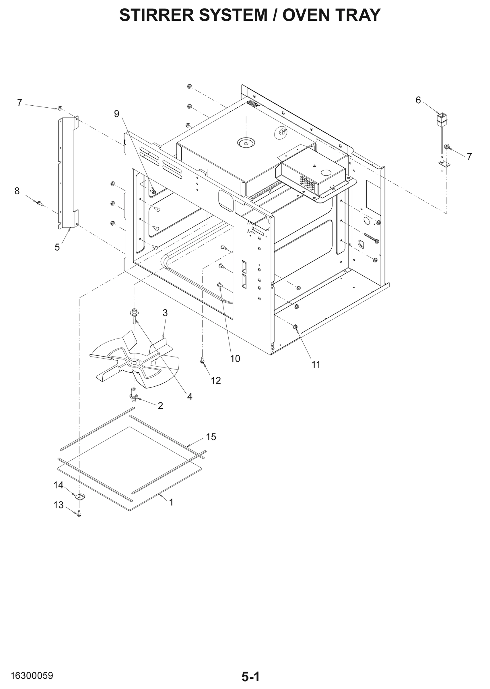 STIRRER SYSTEM / OVEN TRAY