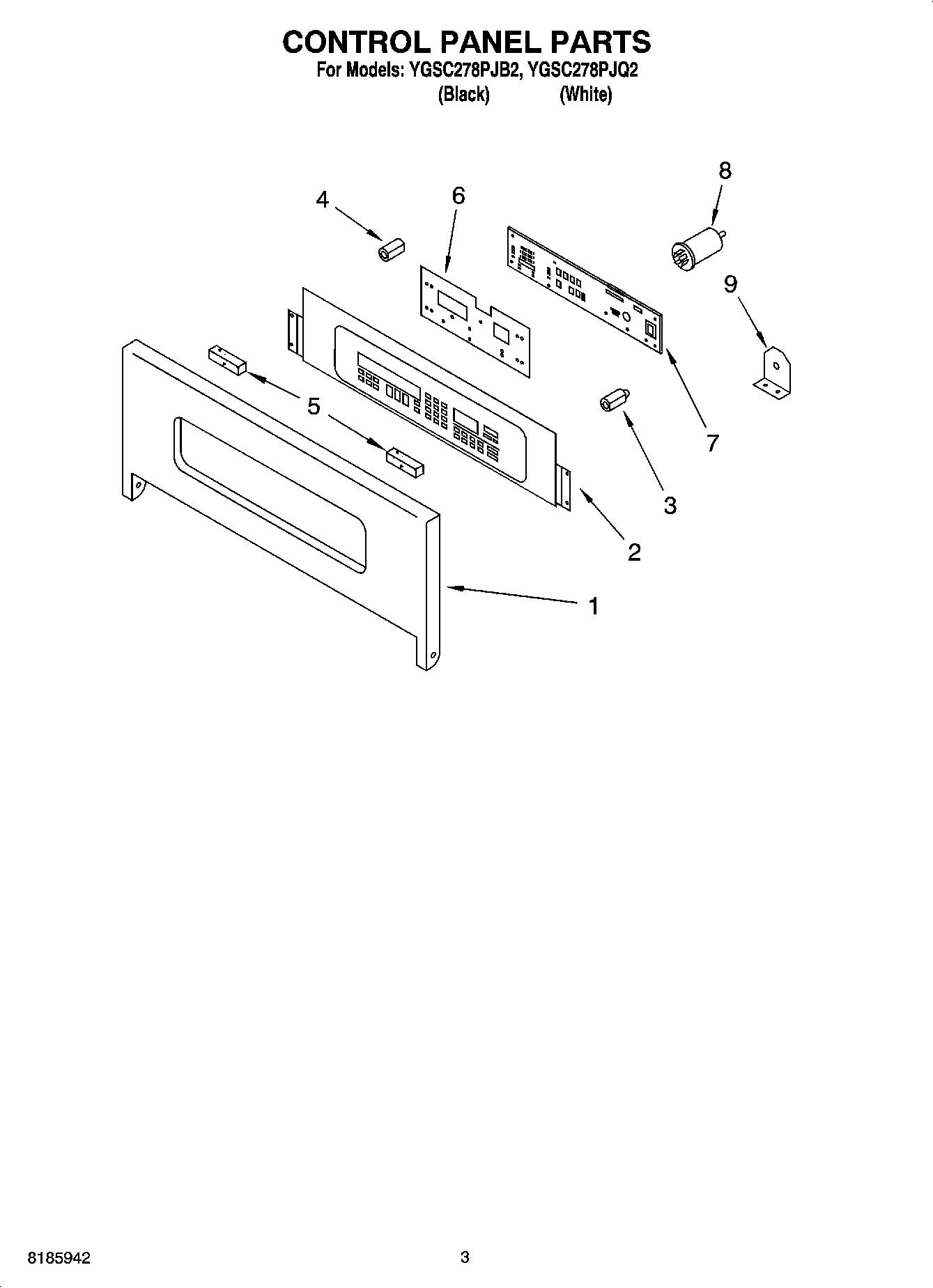 02 - CONTROL PANEL PARTS