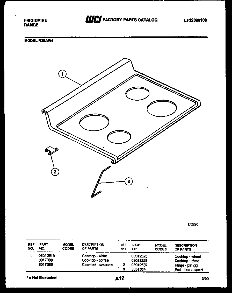 03 - COOKTOP PARTS