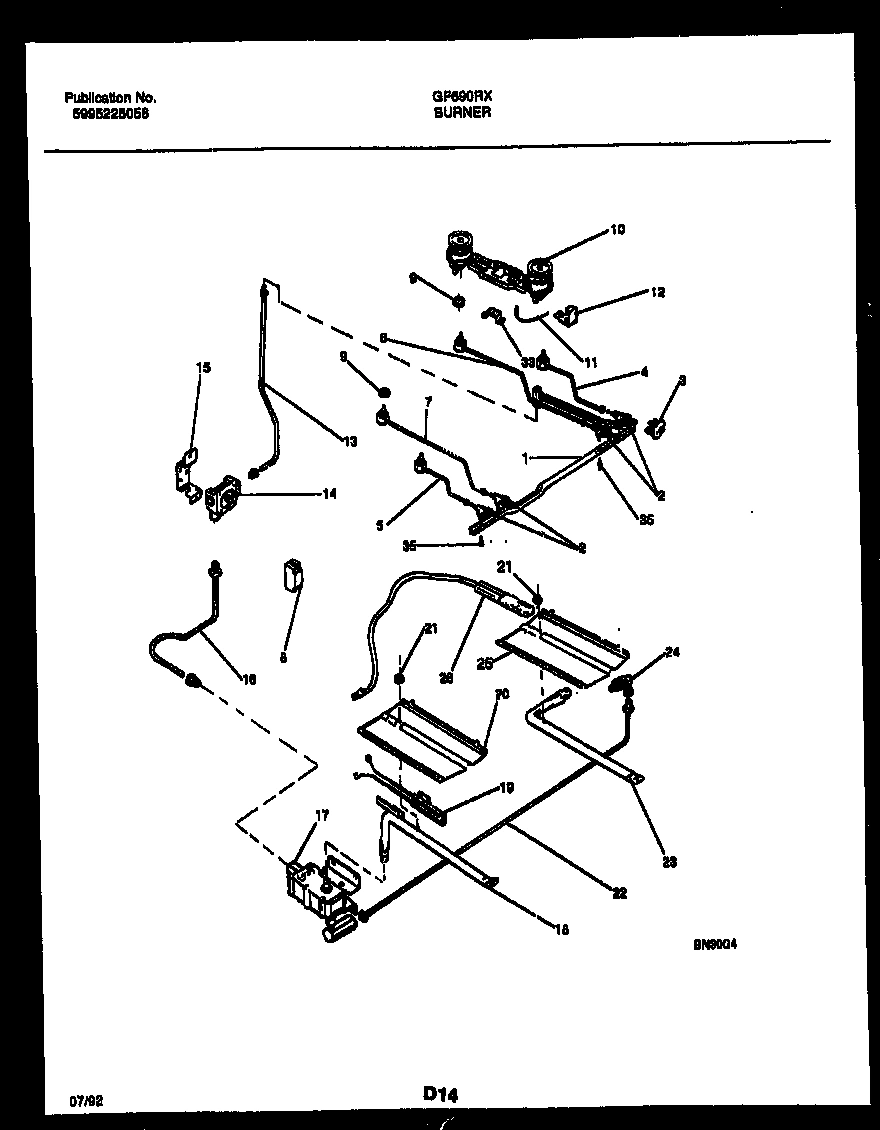 03 - BURNER, MANIFOLD AND GAS CONTROL