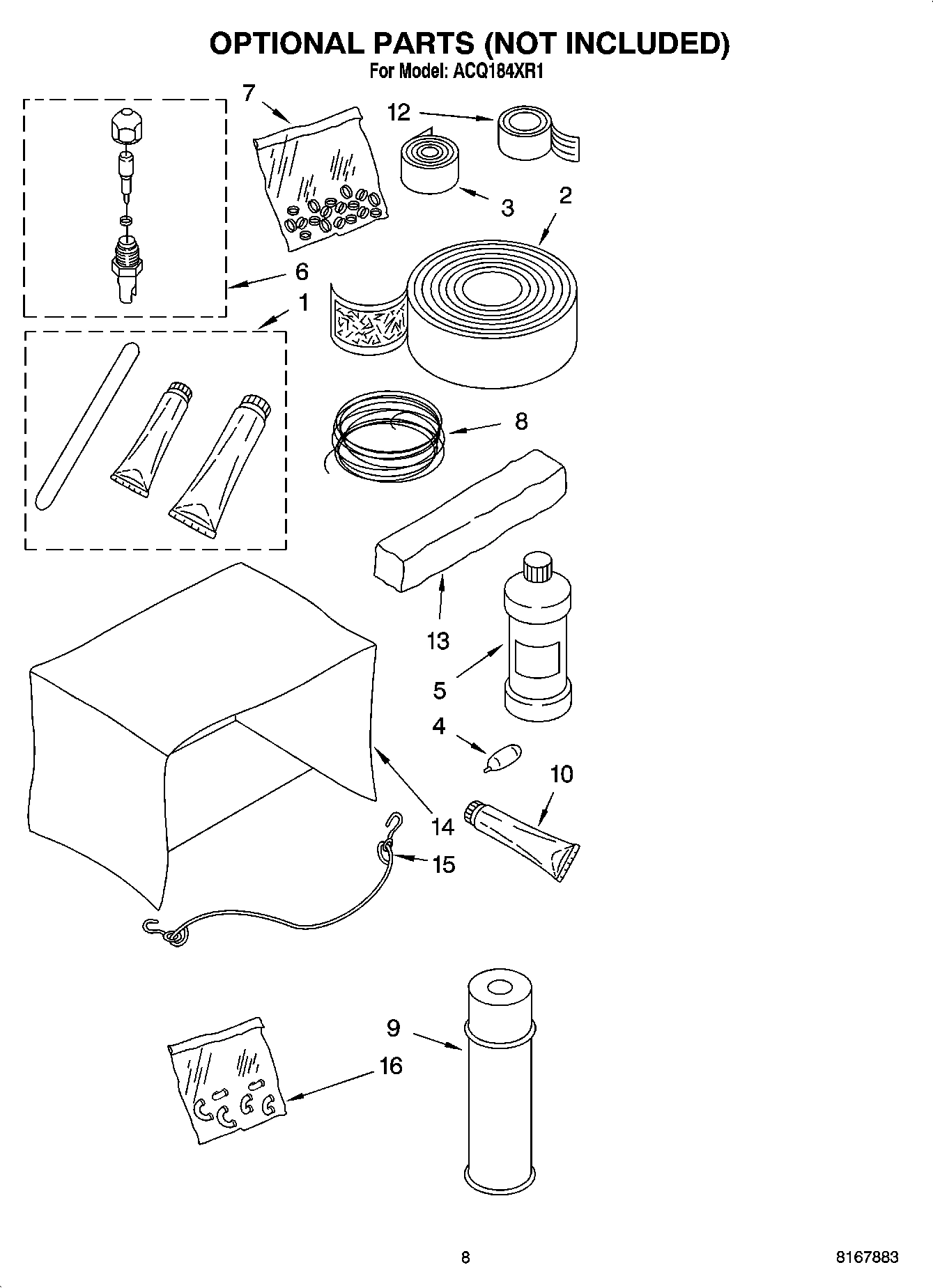05 - OPTIONAL  PARTS (NOT INCLUDED)