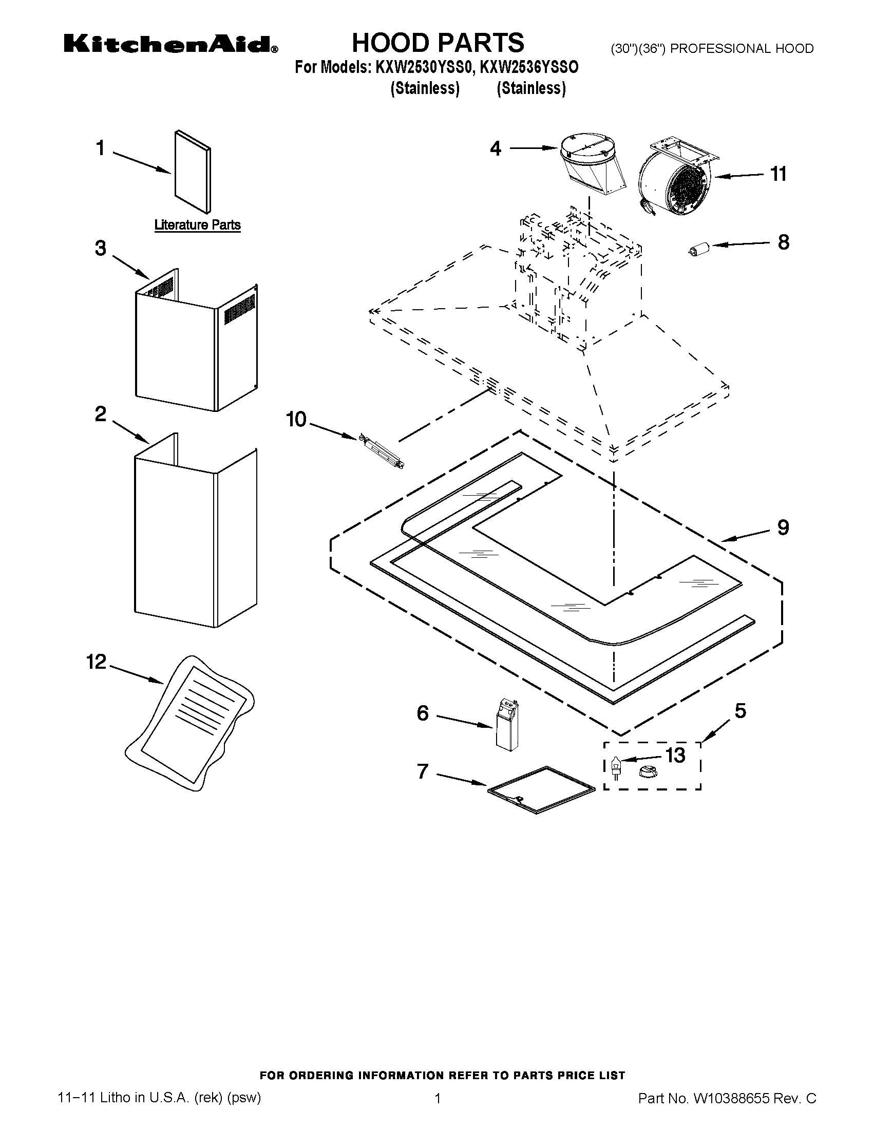 01 - HOOD PARTS