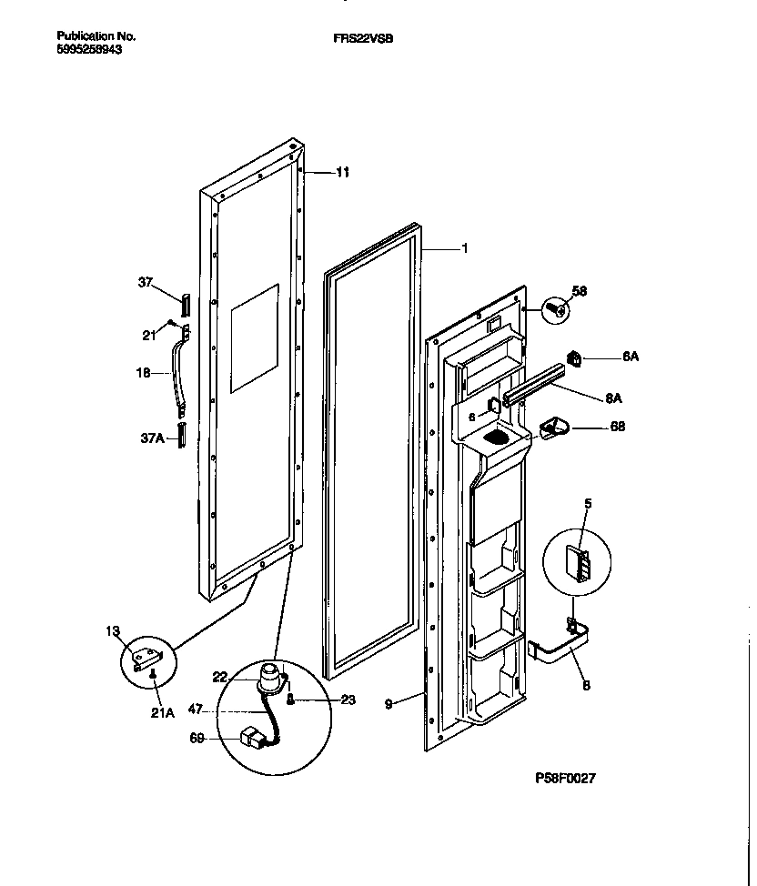 02 - FREEZER DOOR SECTION