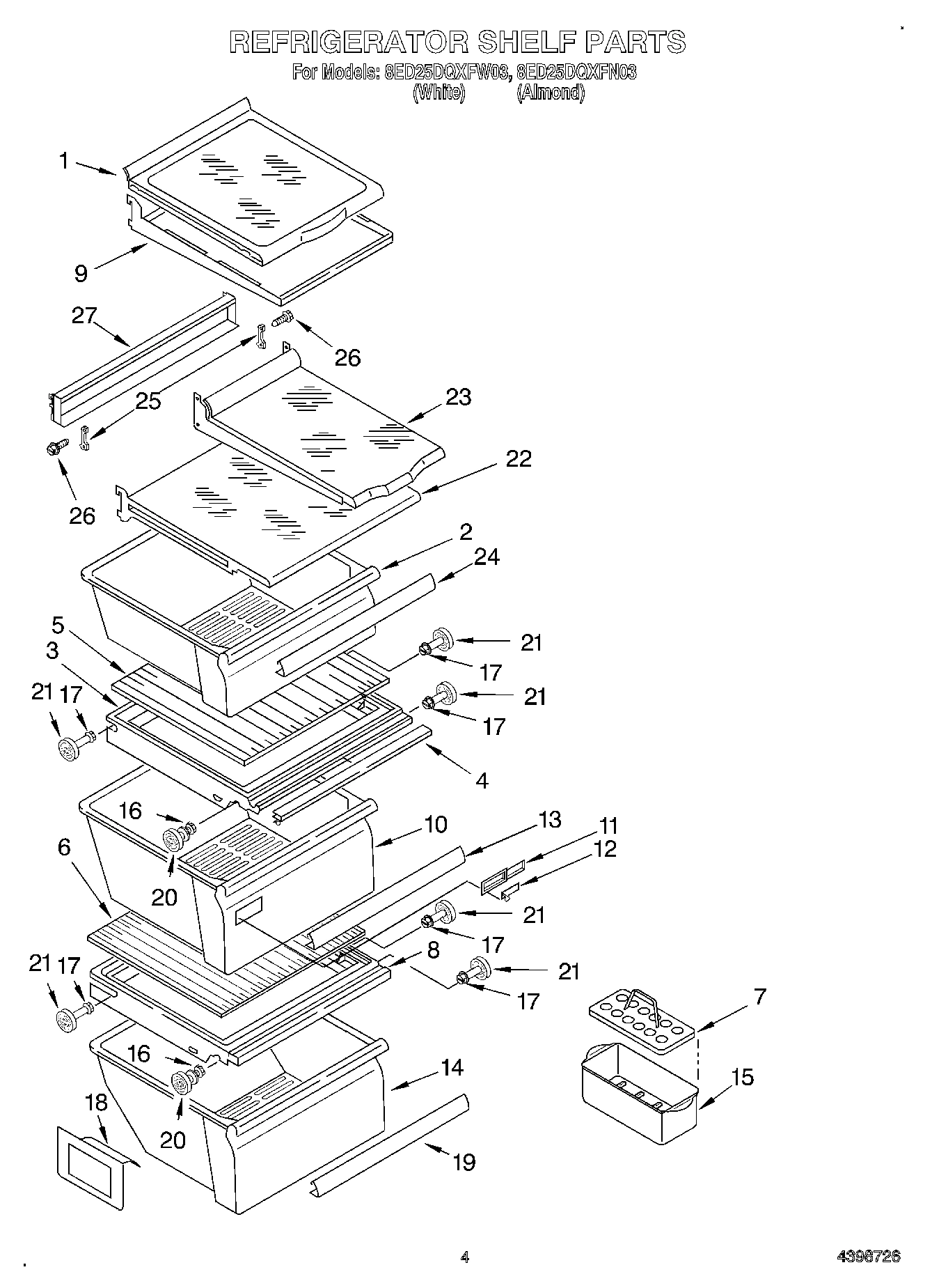 03 - REFRIGERATOR SHELF