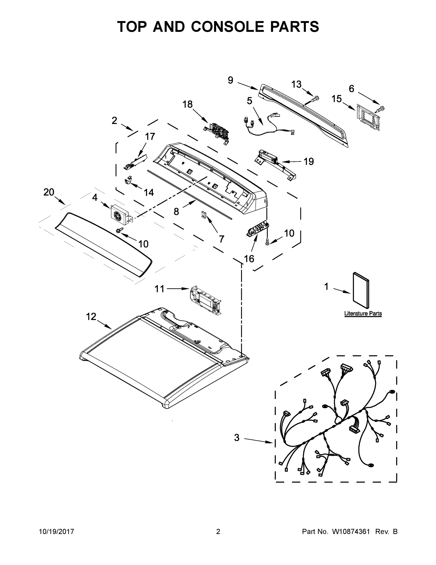 02 - TOP AND CONSOLE PARTS
