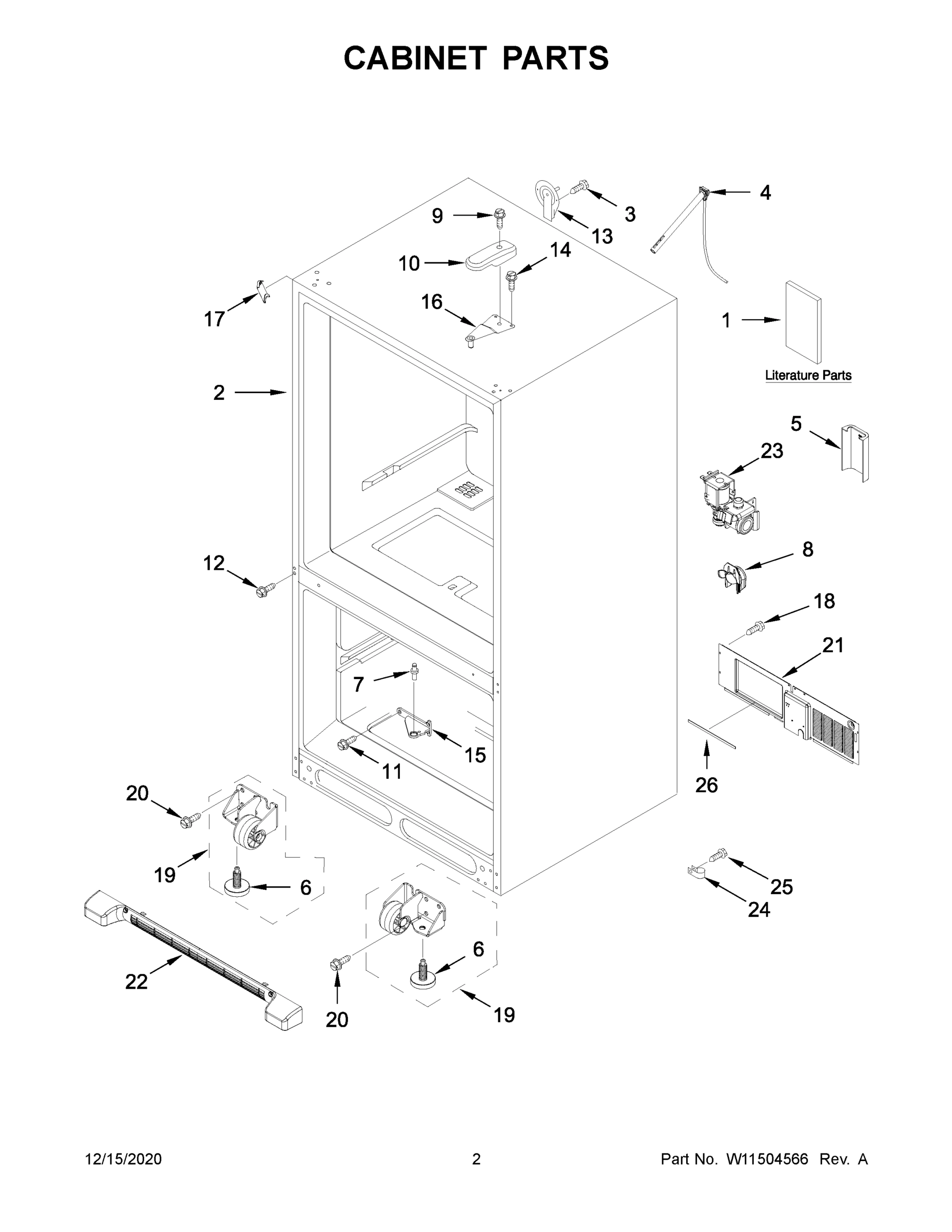 02 - CABINET PARTS