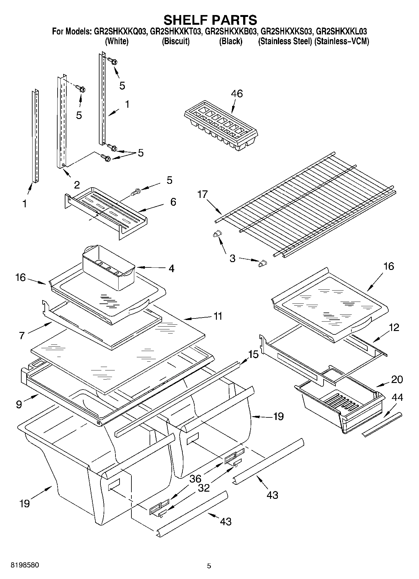 03 - SHELF PARTS