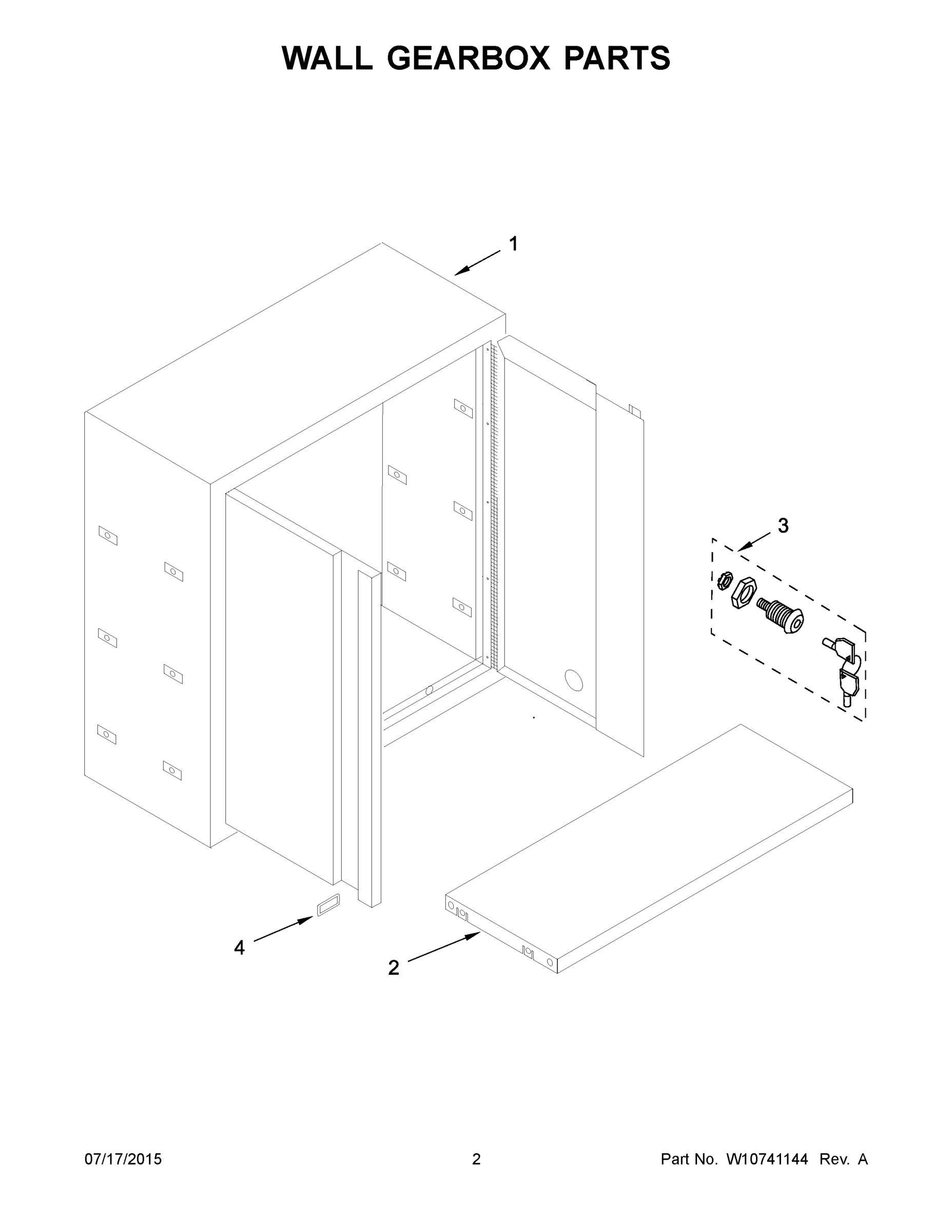02 - WALL GEARBOX PARTS