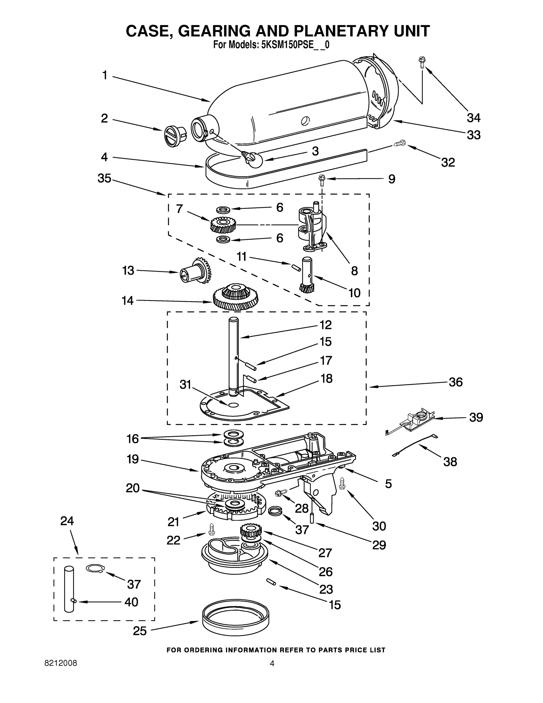 02 - CASE, GEARING AND PLANETARY UNIT