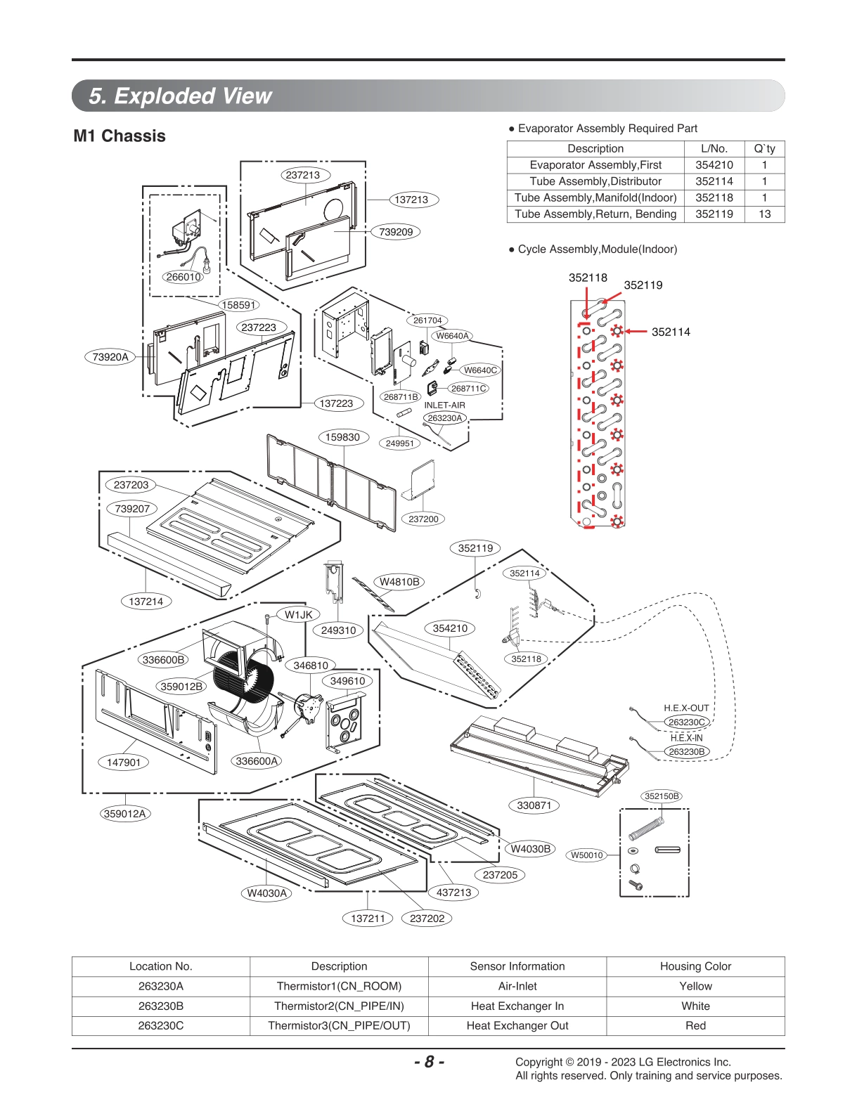 EVAPORATOR ASSEMBLY