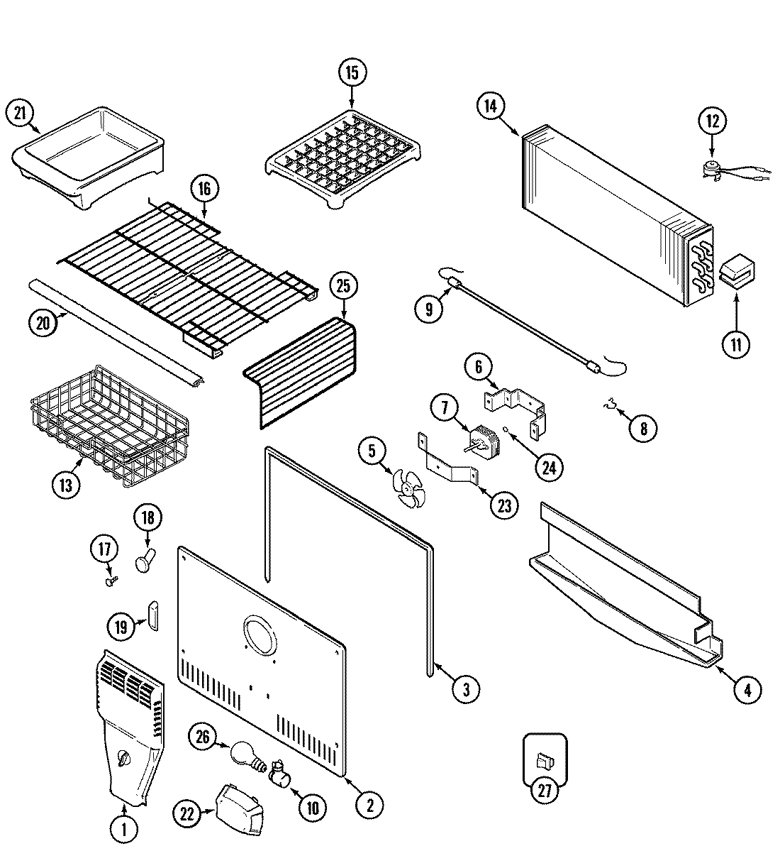 03 - FREEZER COMPARTMENT (BISQUE)