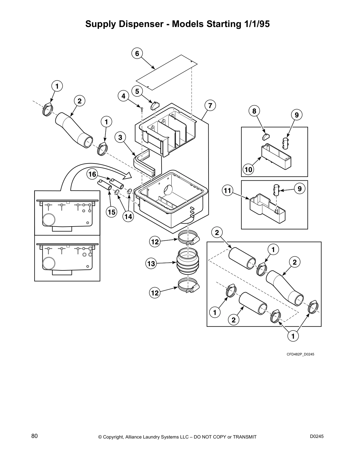 Supply Dispenser - Models Starting 1/1/95