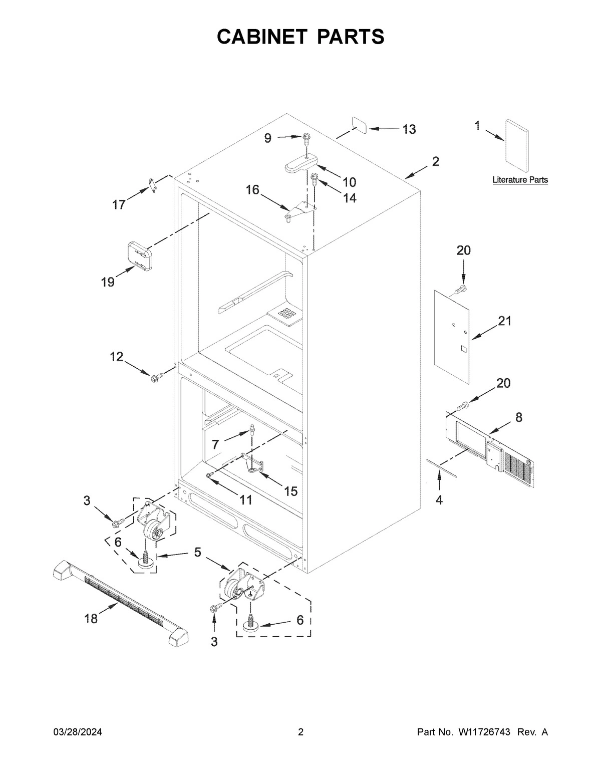 02 - CABINET PARTS