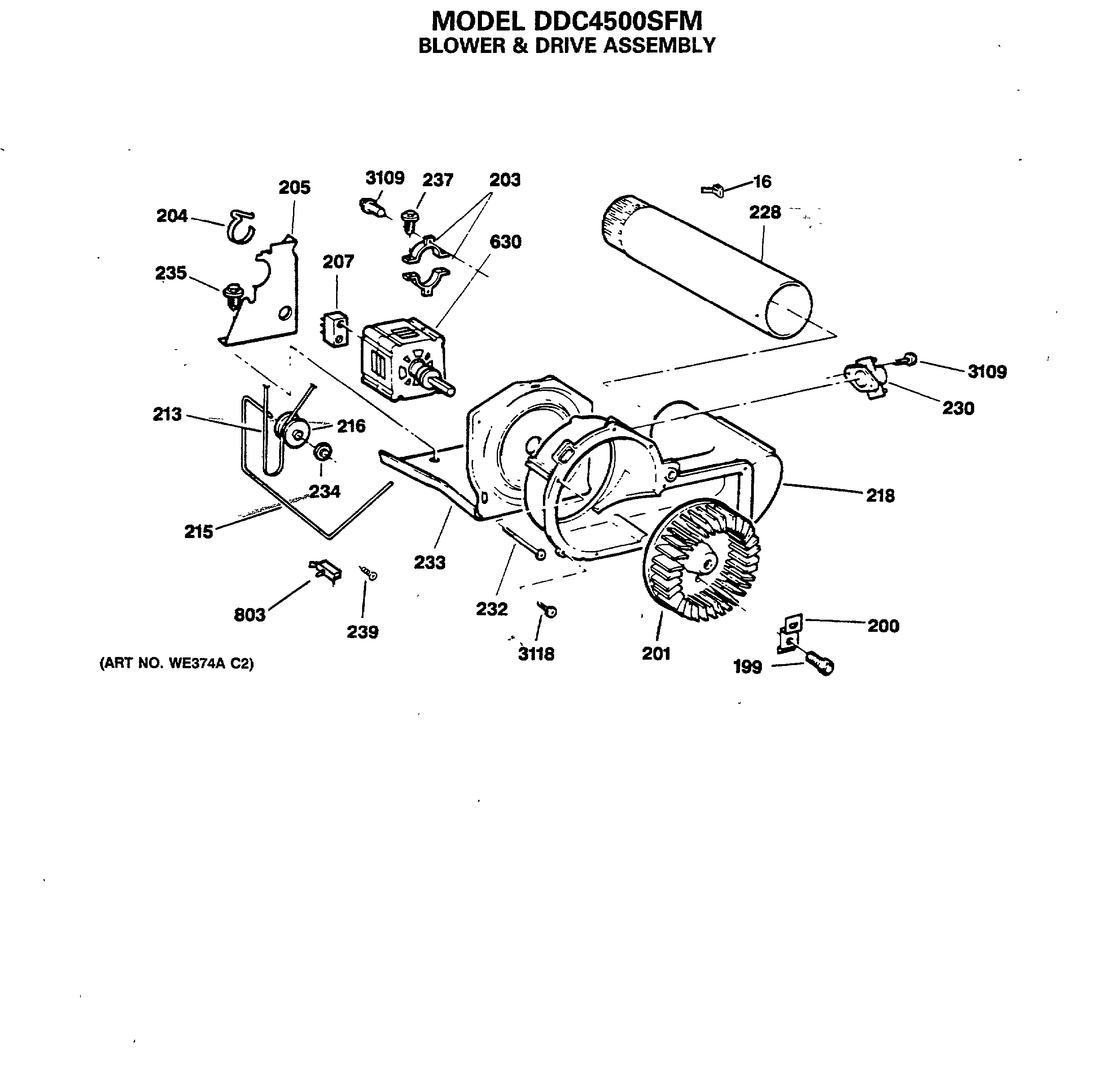 BLOWER & DRIVE ASSEMBLY