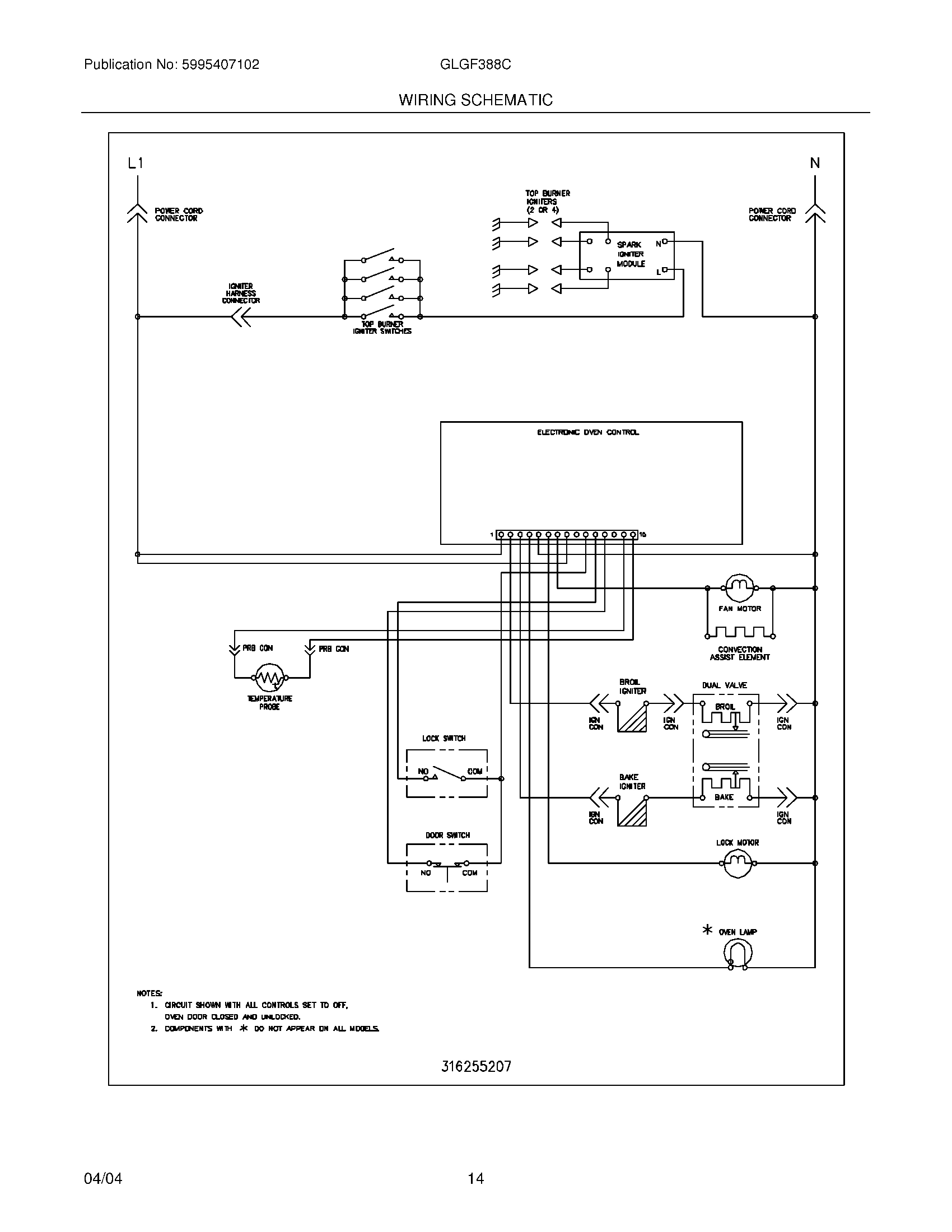 12 - WIRING SCHEMATIC