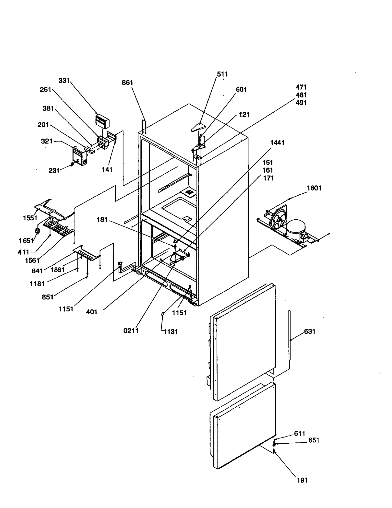 CONTROL, HINGES AND SHIELDS