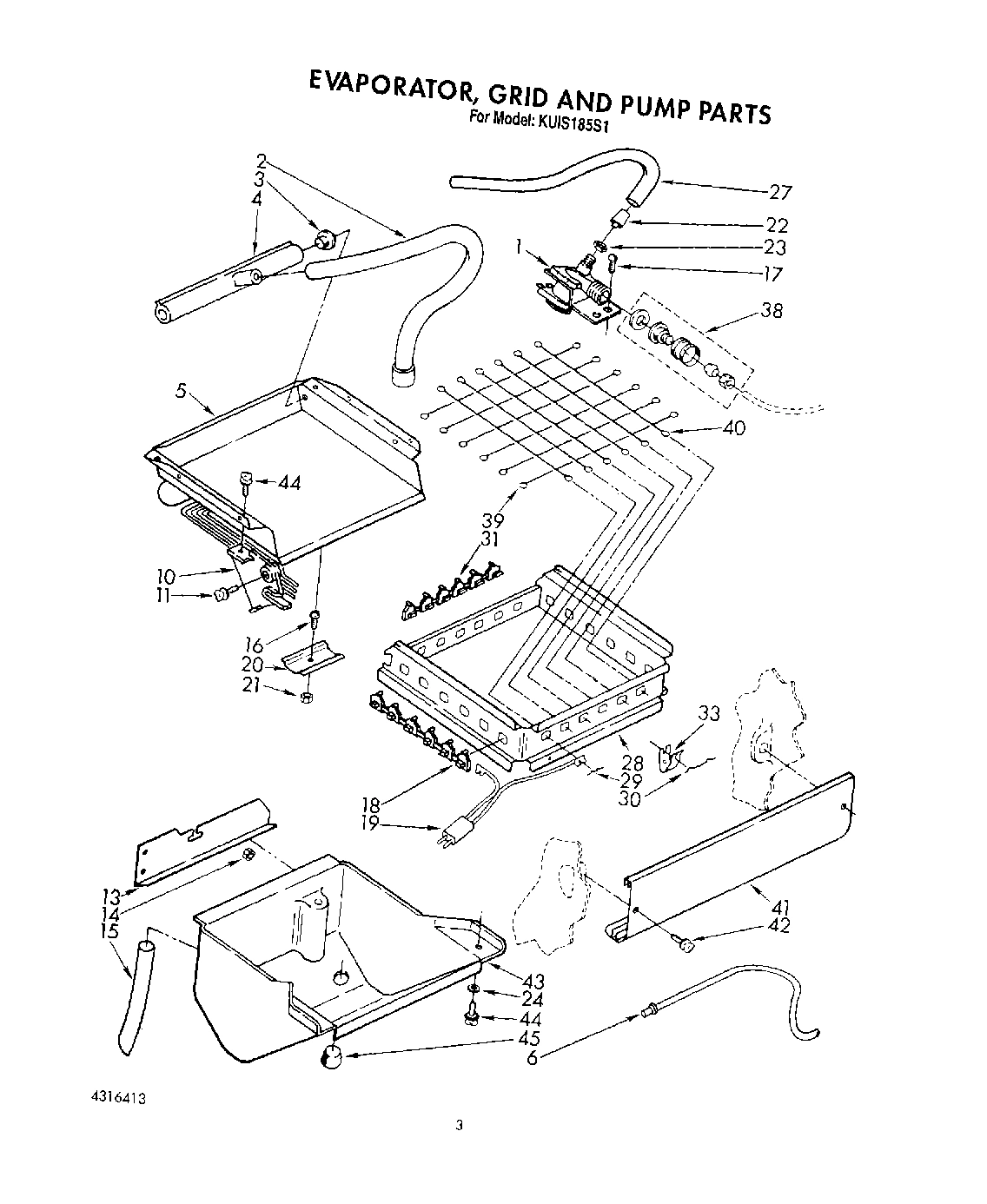 02 - EVAPORATOR, GRID AND PUMP